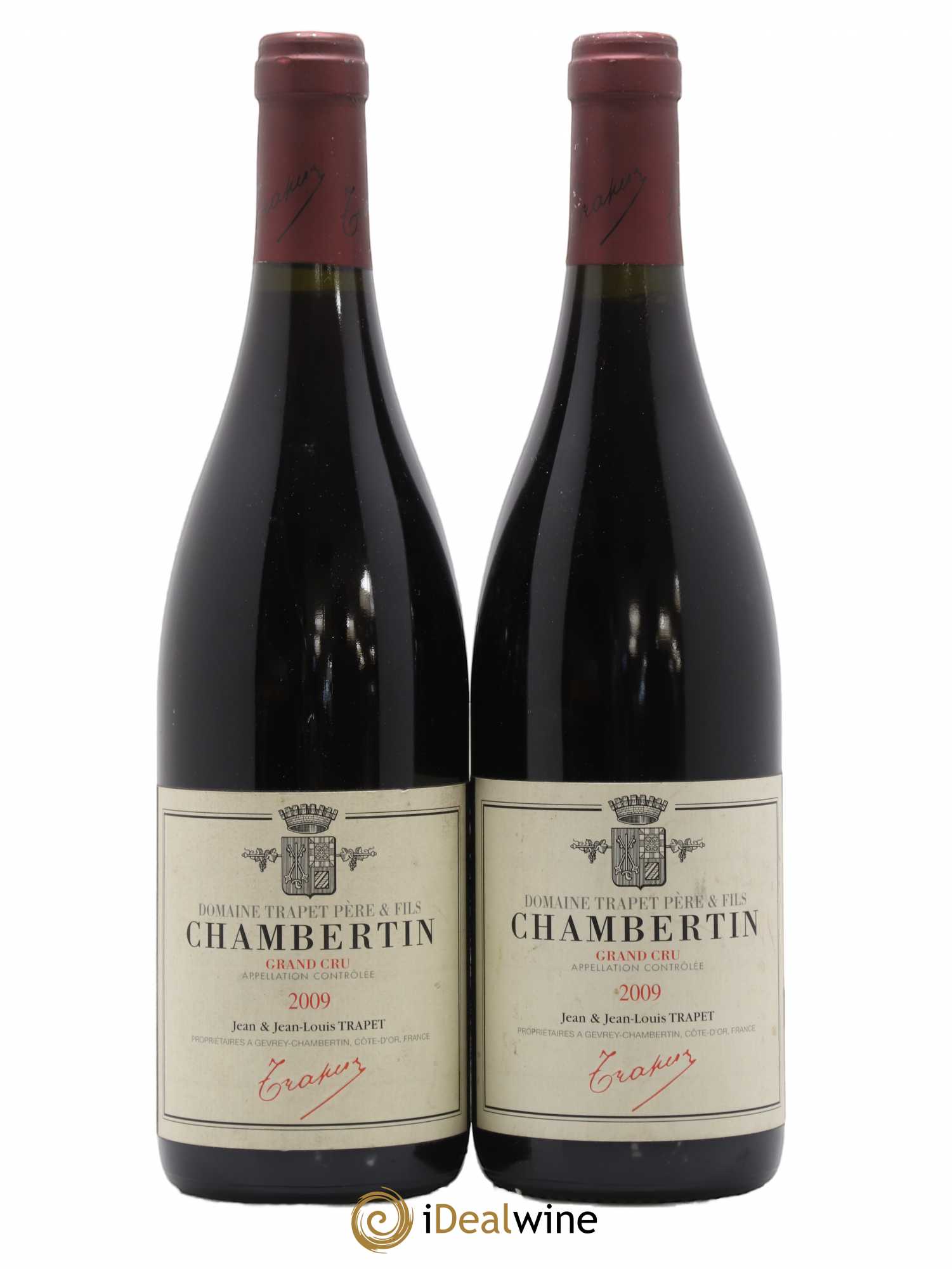 Chambertin Grand Cru Domaine Trapet 2009 - Lot de 2 bouteilles - 0