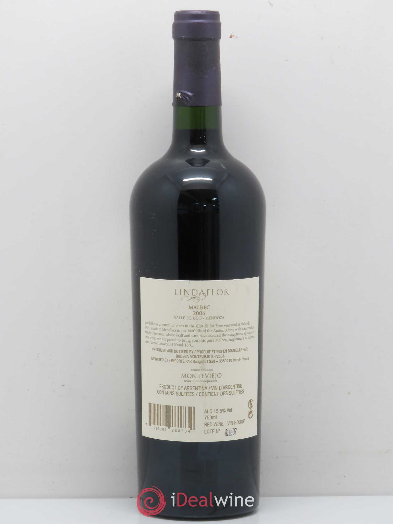 Mendoza Lindaflor Valle de Uco 2006 - Posten von 1 Flasche - 1