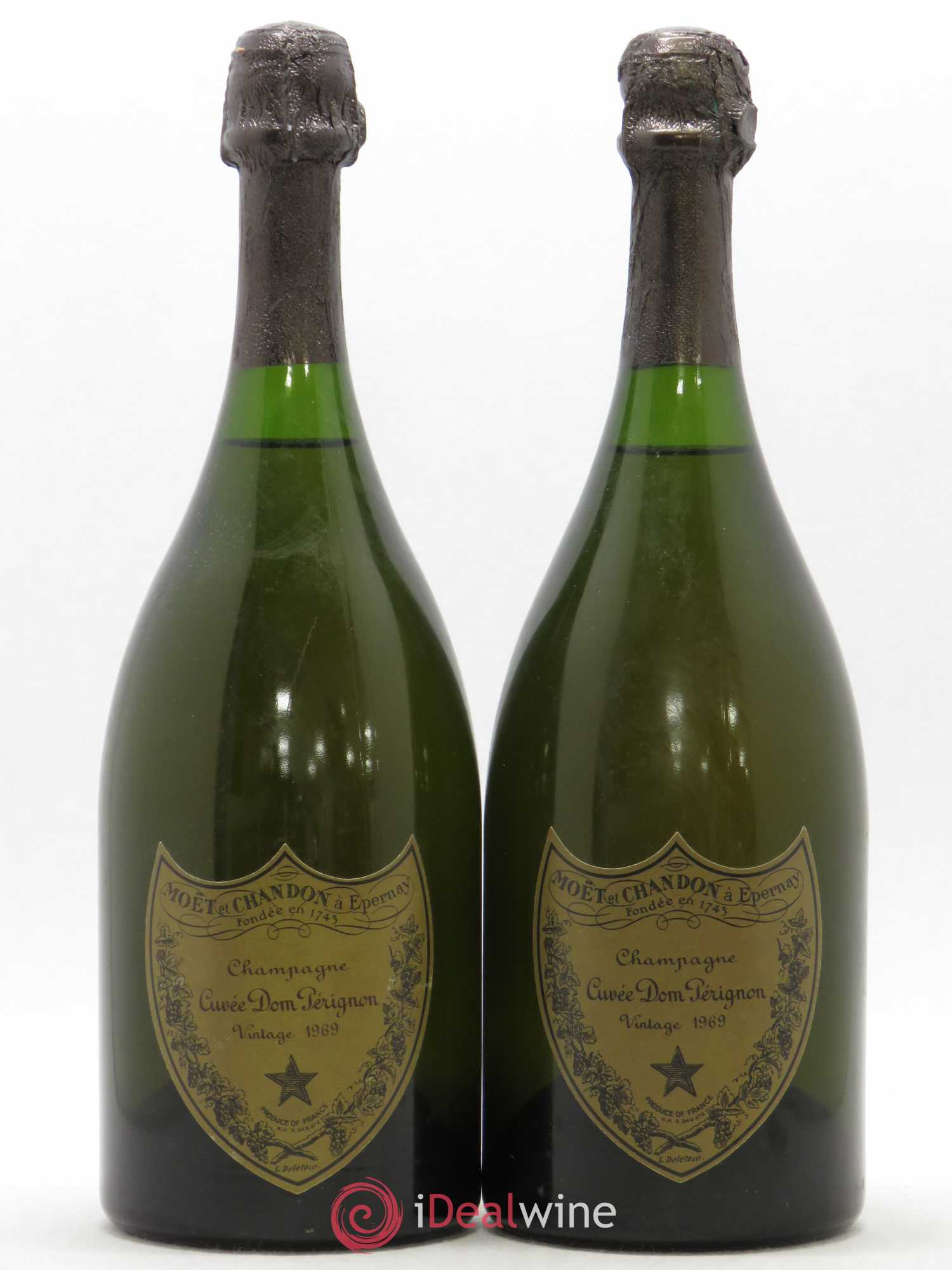 Brut Dom Pérignon 1969 - Lot de 2 bouteilles - 0