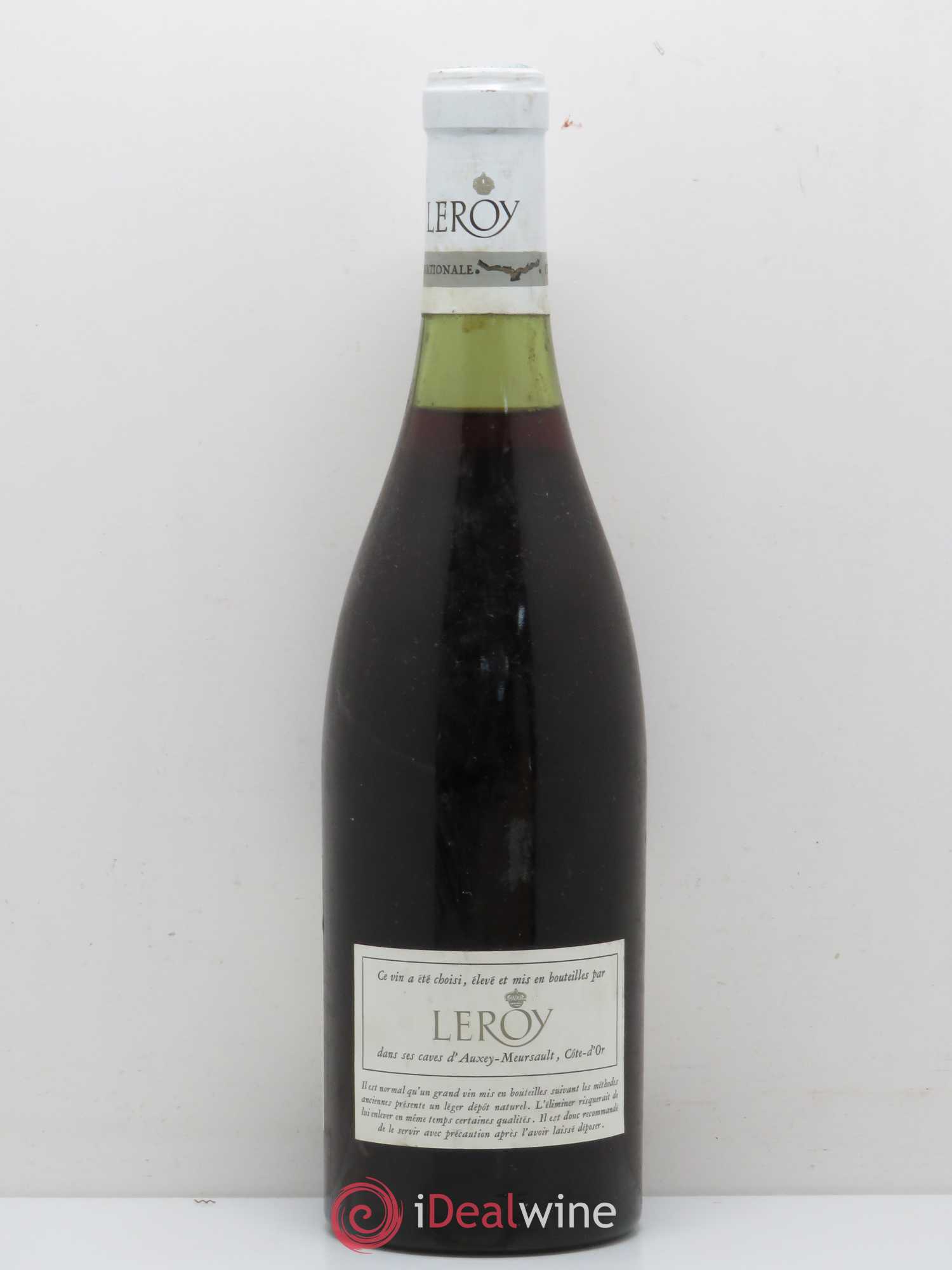 Vosne-Romanée 1er Cru Les Suchots Leroy SA 1962 - Lot de 1 bouteille - 1