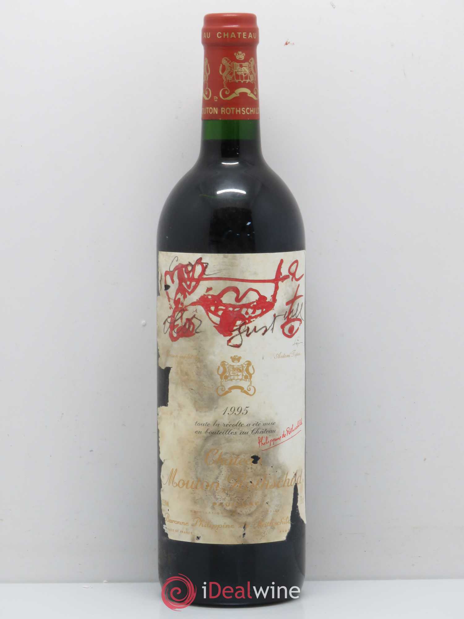 Château Mouton Rothschild 1er Grand Cru Classé 1995 - Lot de 1 bouteille - 0