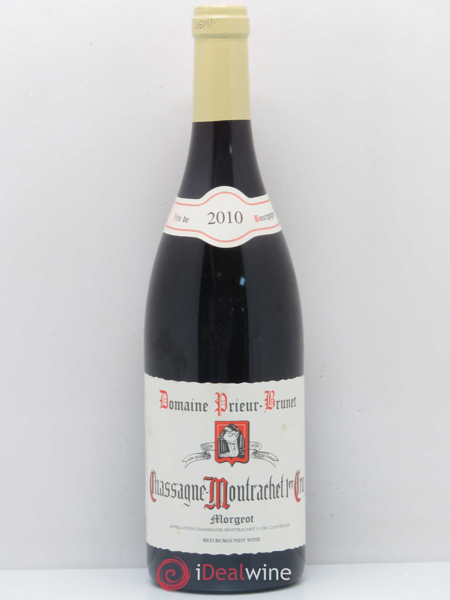 Chassagne-Montrachet 1er Cru Morgeot Prieur Brunet 2010 - Lot de 1 bouteille - 0
