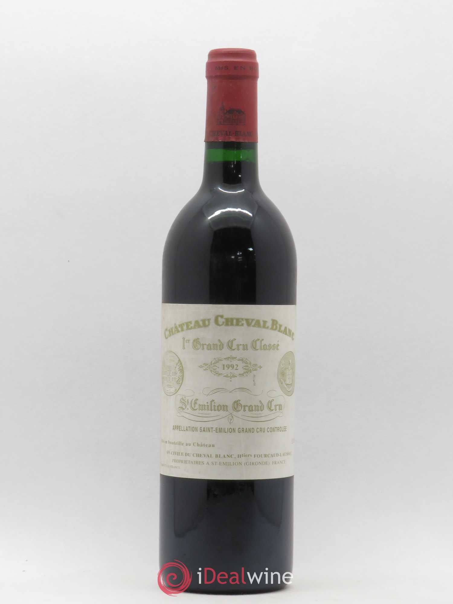 Château Cheval Blanc 1er Grand Cru Classé A 1992 - Lot de 1 bouteille - 0