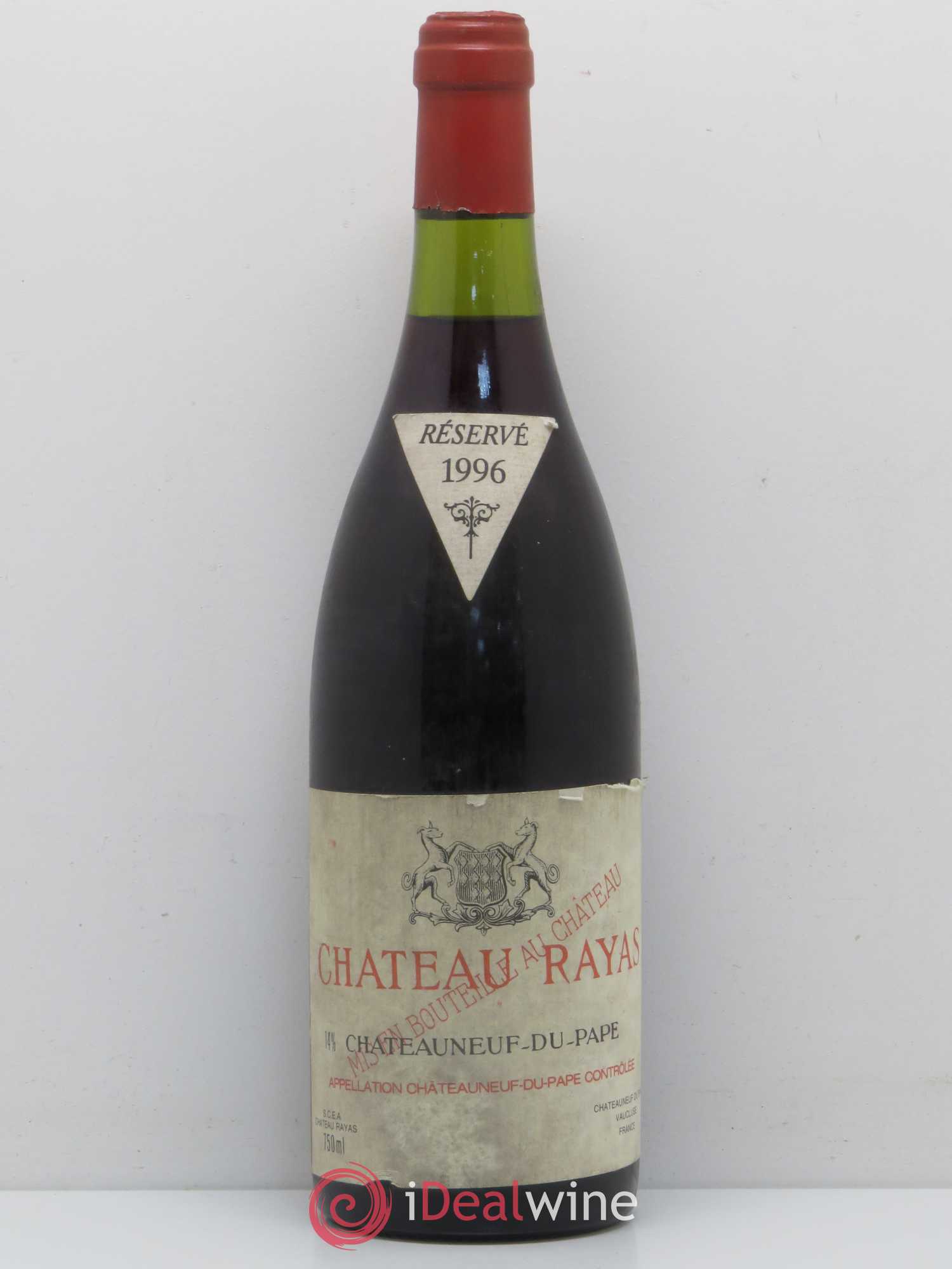 Châteauneuf-du-Pape Château Rayas Emmanuel Reynaud 1996 - Lot de 1 bouteille - 0