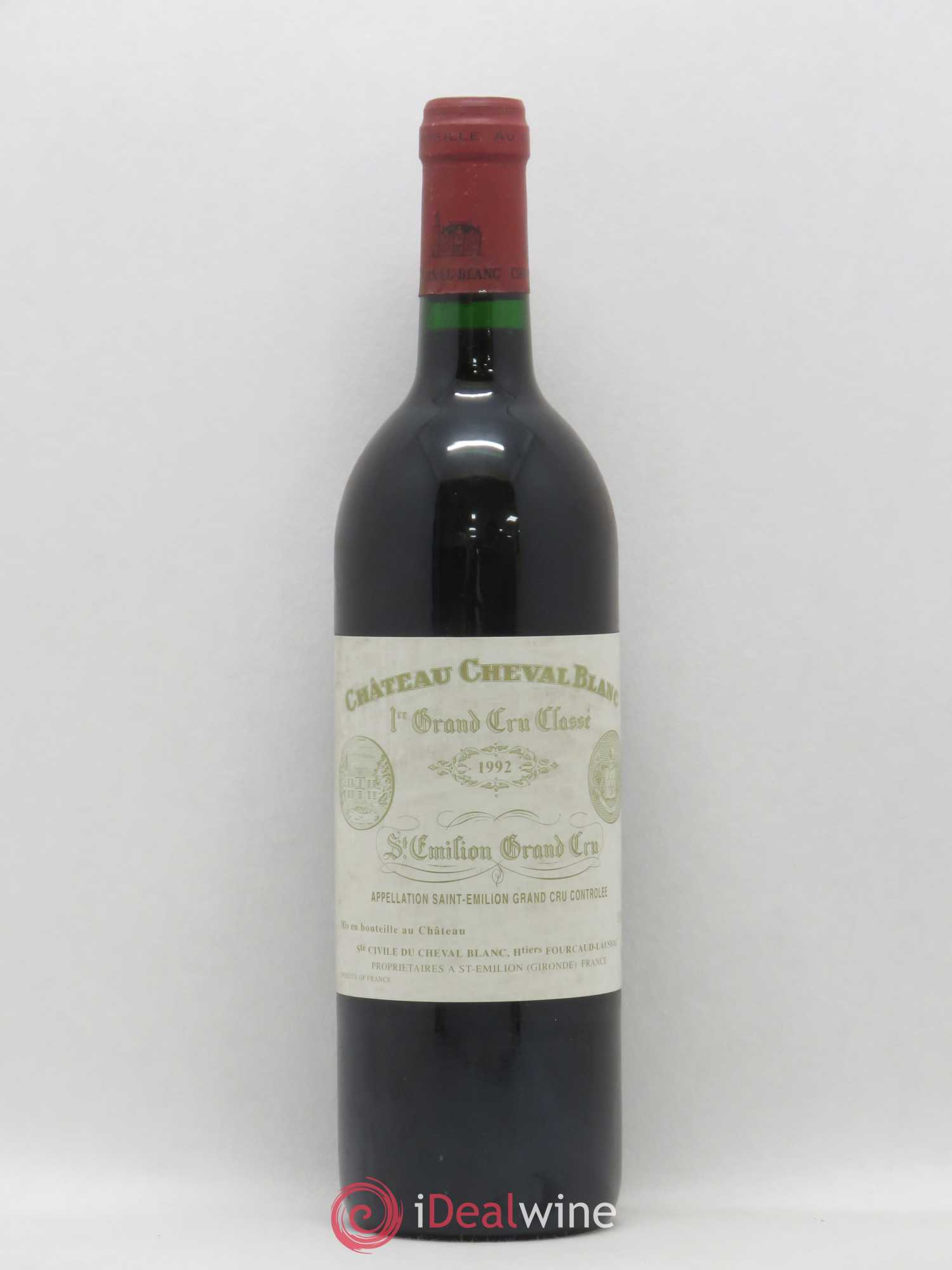 Château Cheval Blanc 1er Grand Cru Classé A 1992 - Lot de 1 bouteille - 0