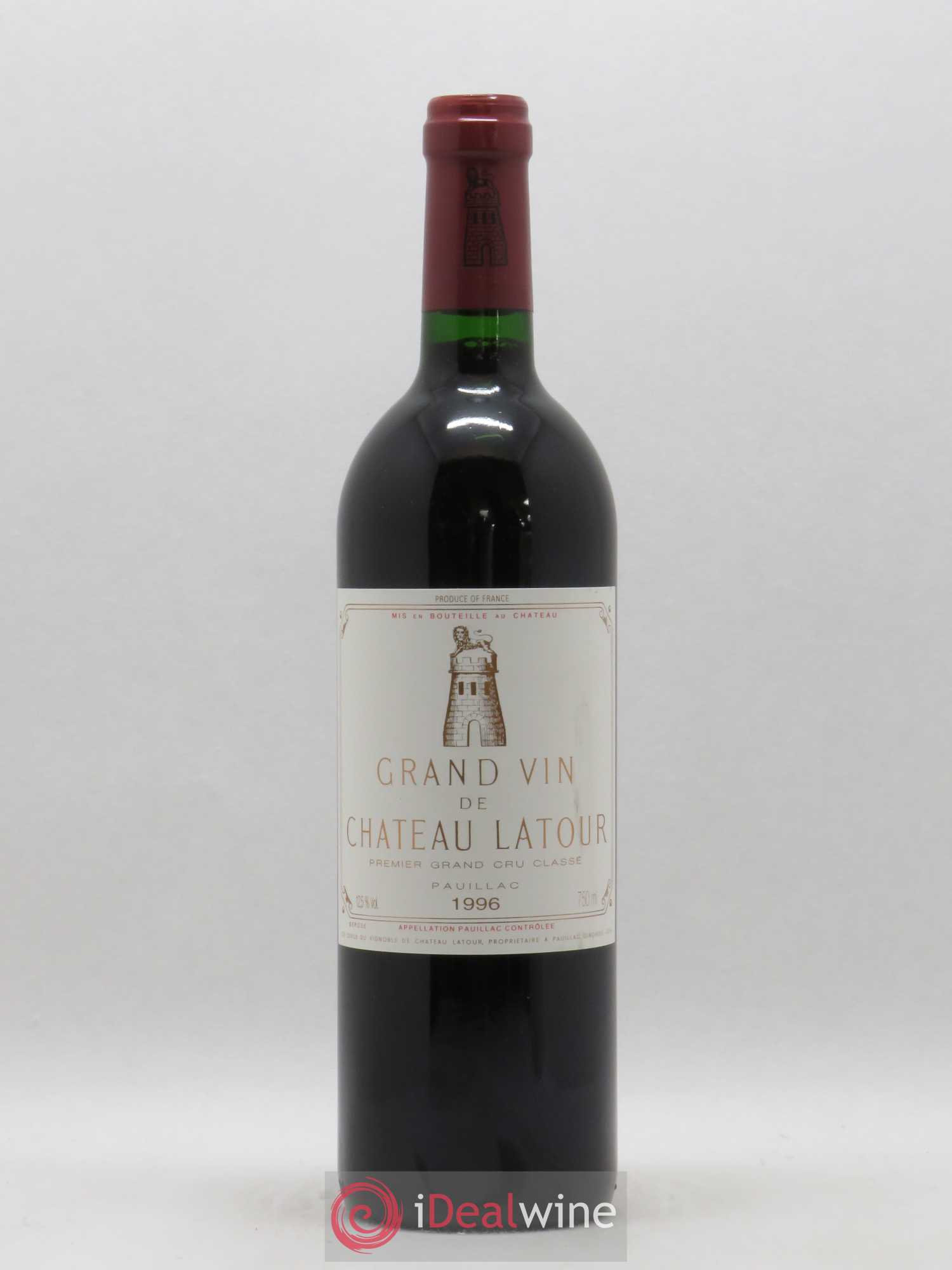 Château Latour 1er Grand Cru Classé 1996 - Lot de 1 bouteille - 0