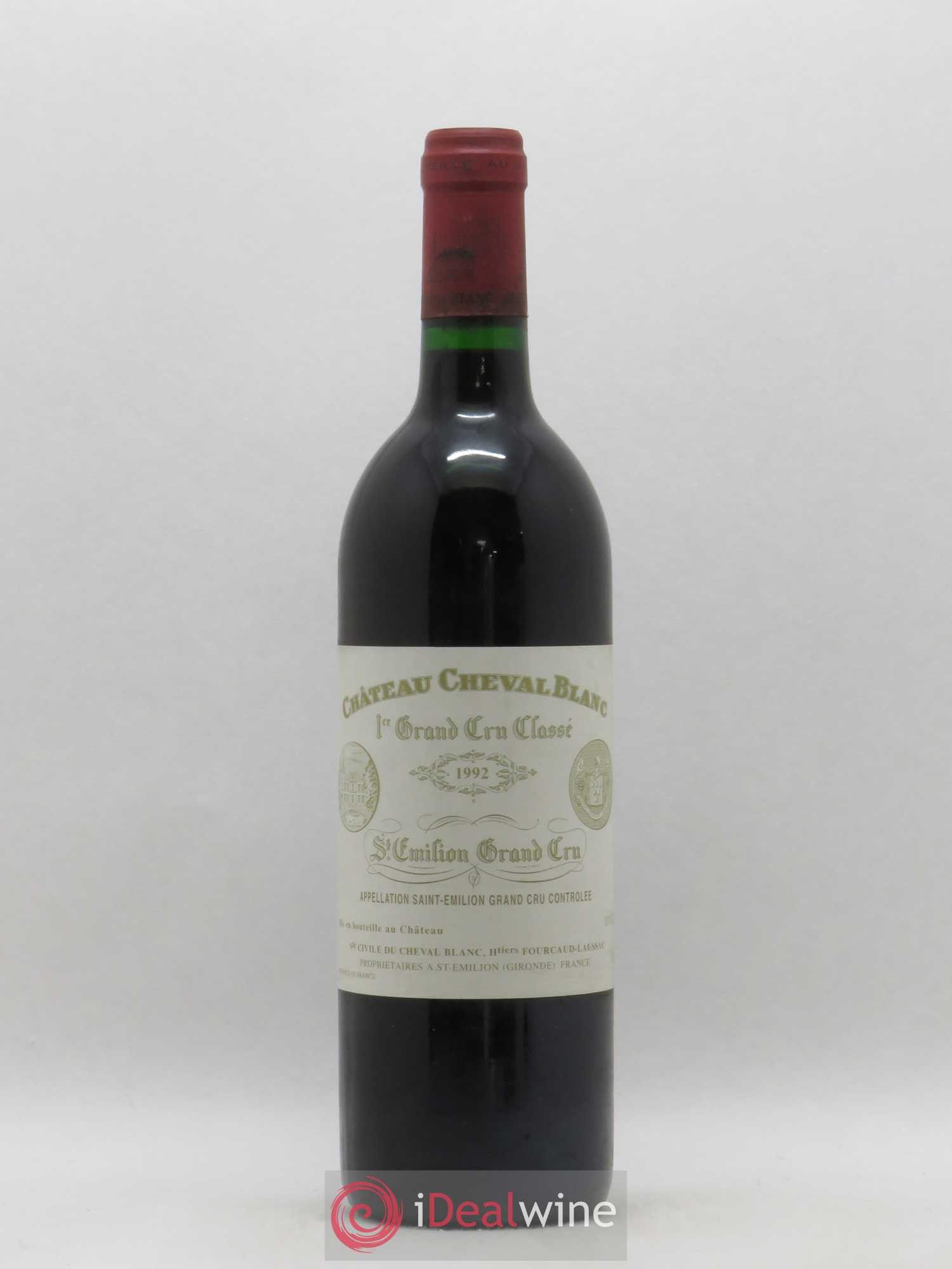 Château Cheval Blanc 1er Grand Cru Classé A 1992 - Lot de 1 bouteille - 0