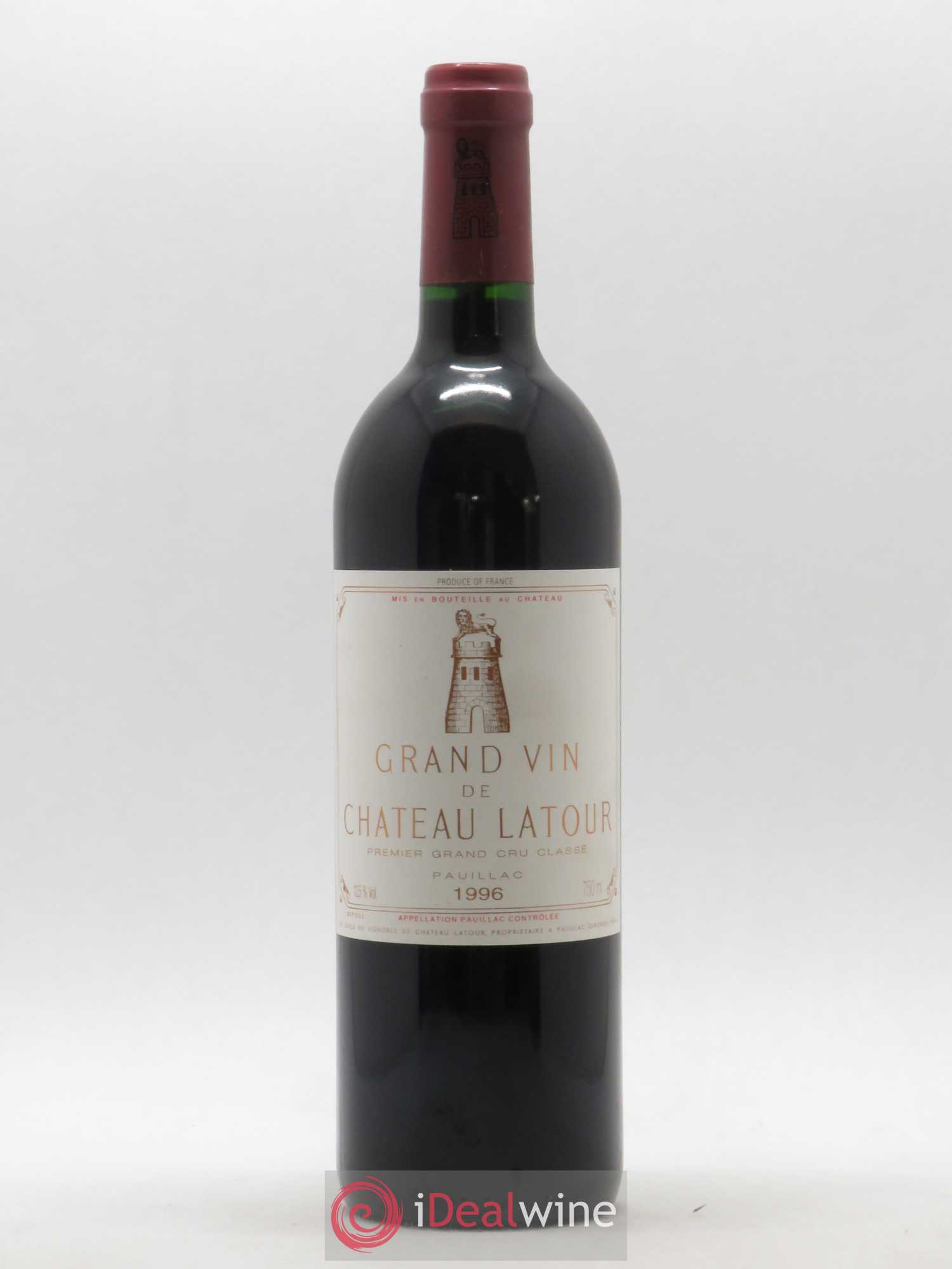 Château Latour 1er Grand Cru Classé 1996 - Lot de 1 bouteille - 0