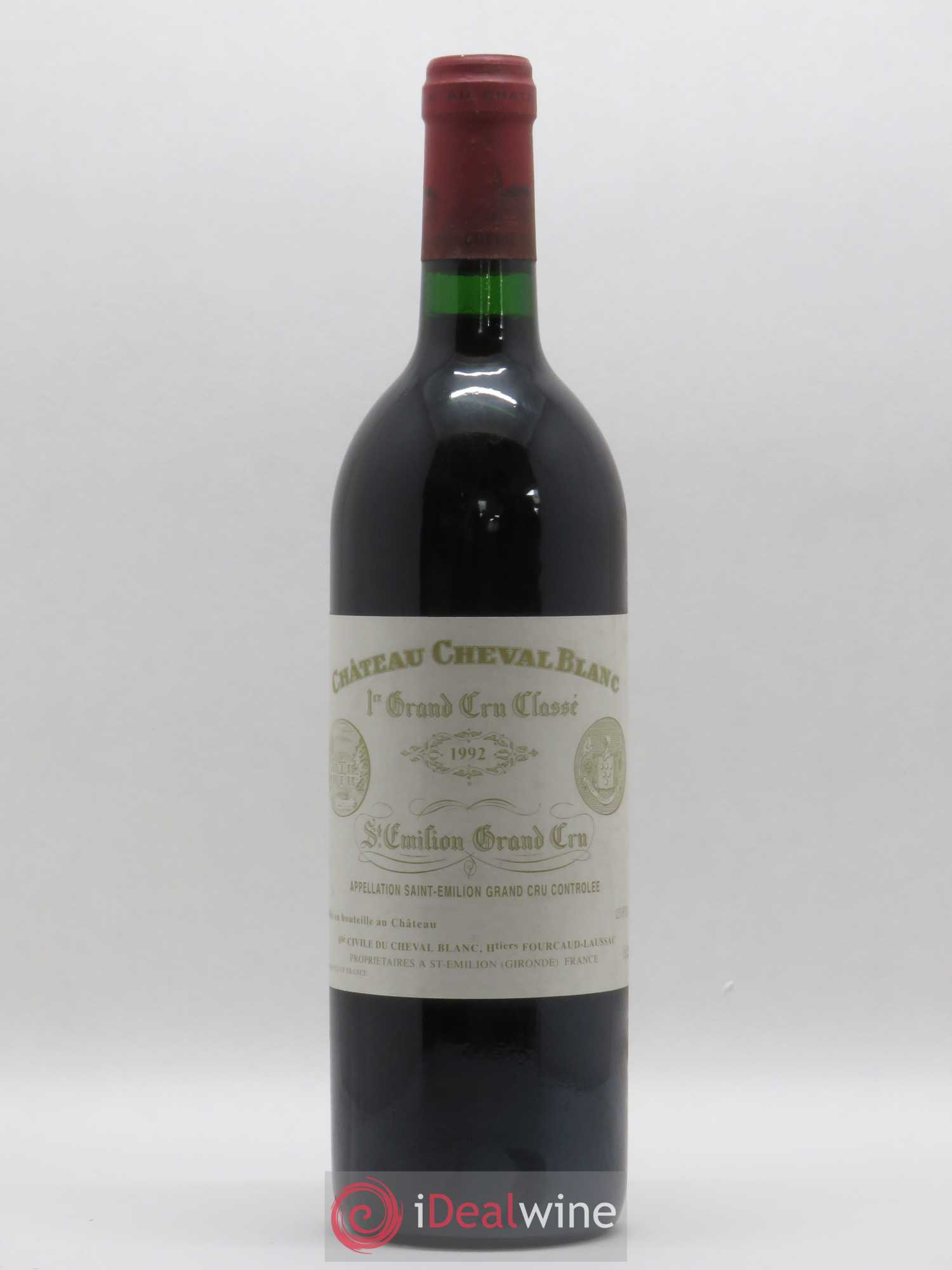 Château Cheval Blanc 1er Grand Cru Classé A 1992 - Lot de 1 bouteille - 0