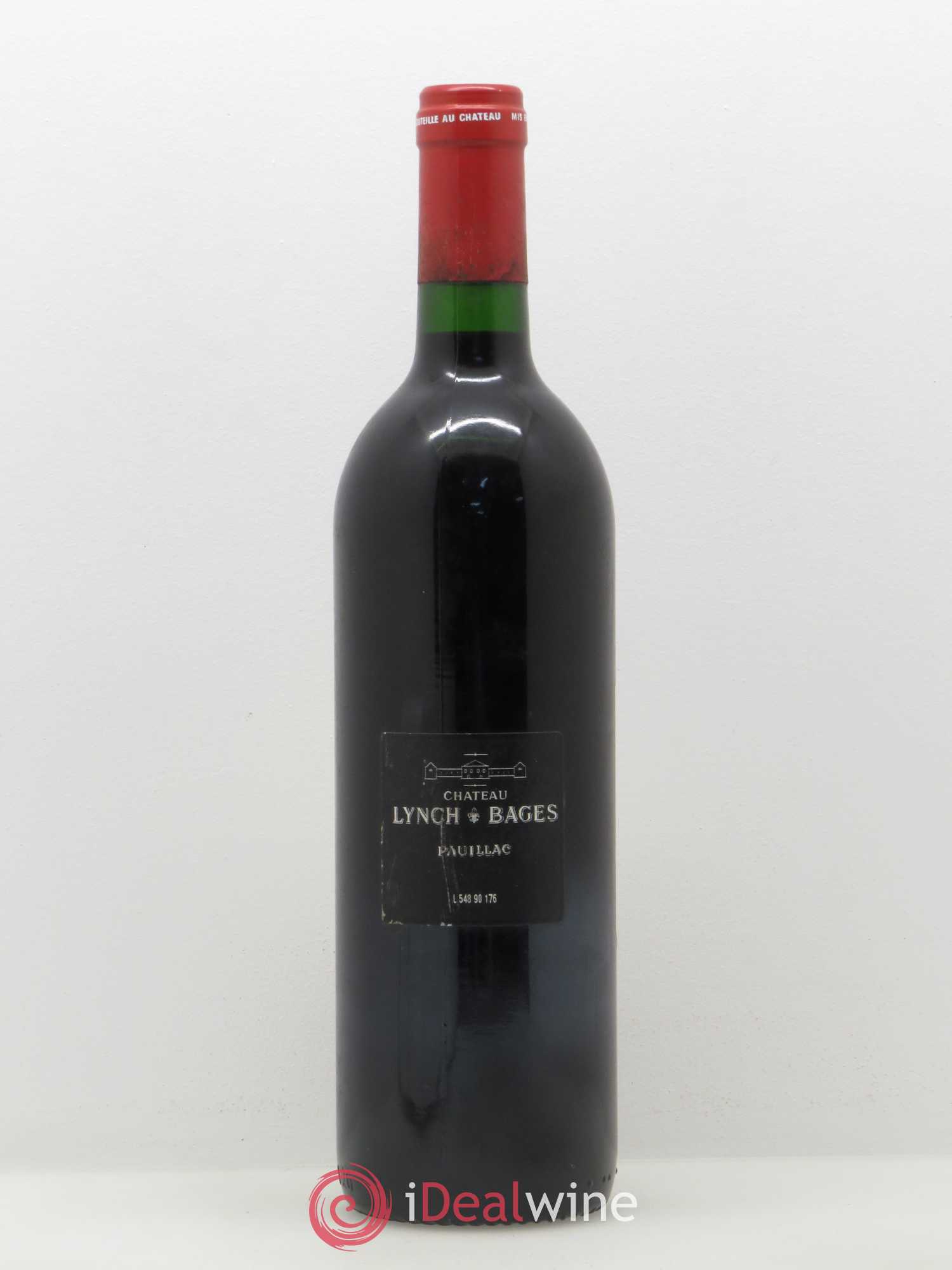 Château Lynch Bages 5ème Grand Cru Classé 1990 - Lot de 1 bouteille - 1