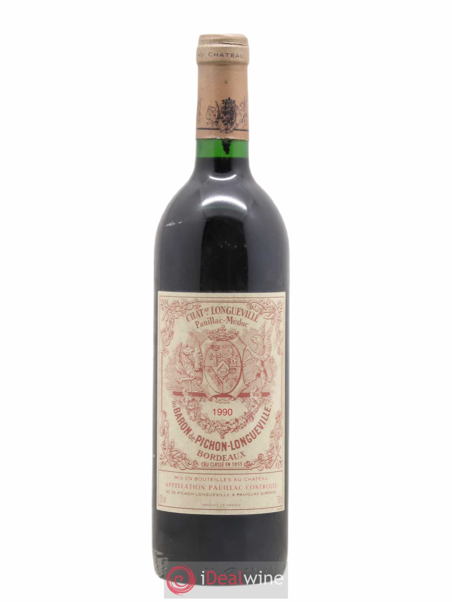 Pichon Longueville Baron 2ème Grand Cru Classé 1990 - Lot de 1 bouteille - 0
