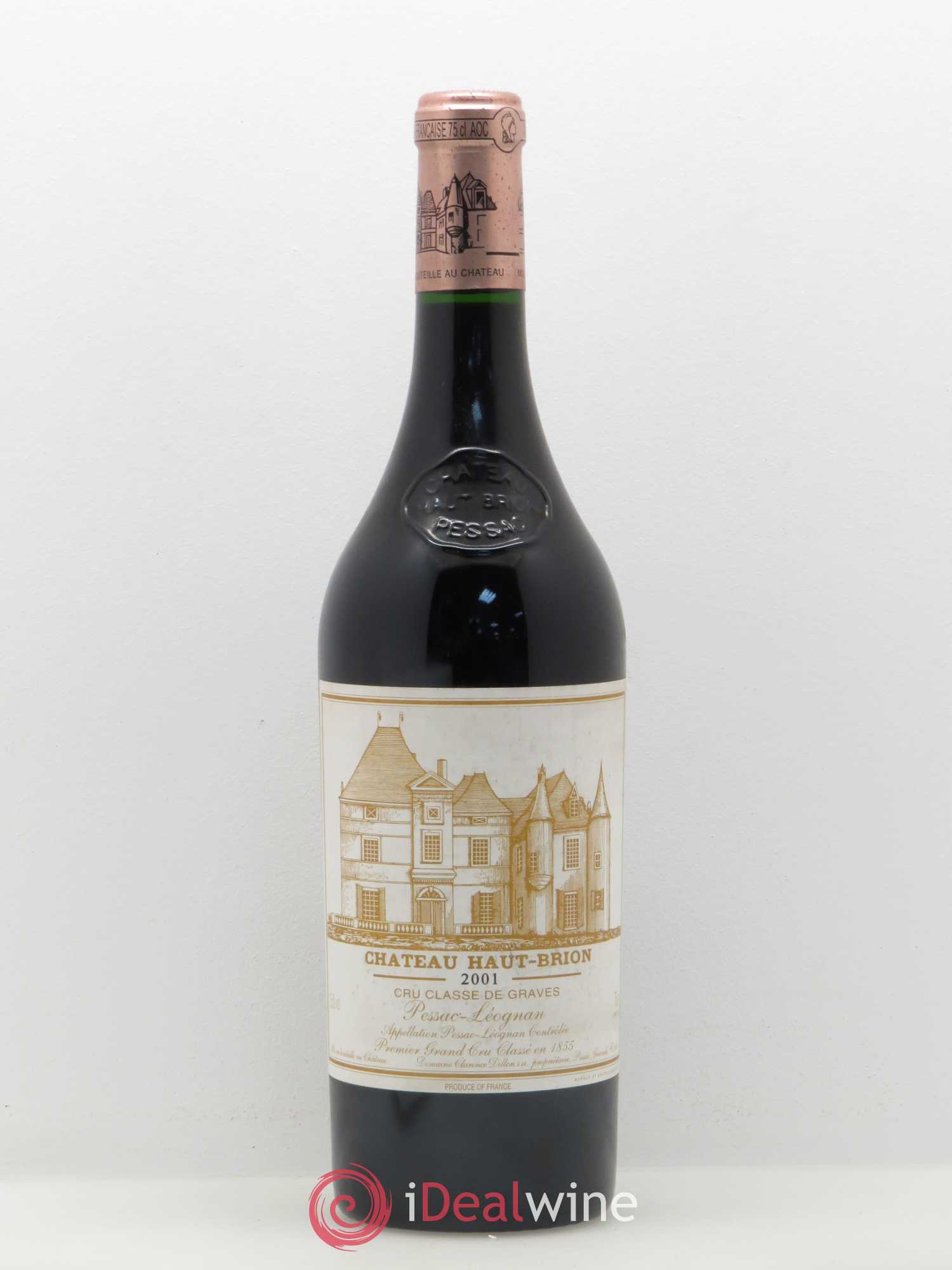 Château Haut Brion 1er Grand Cru Classé 2001 - Lot de 1 bouteille - 0