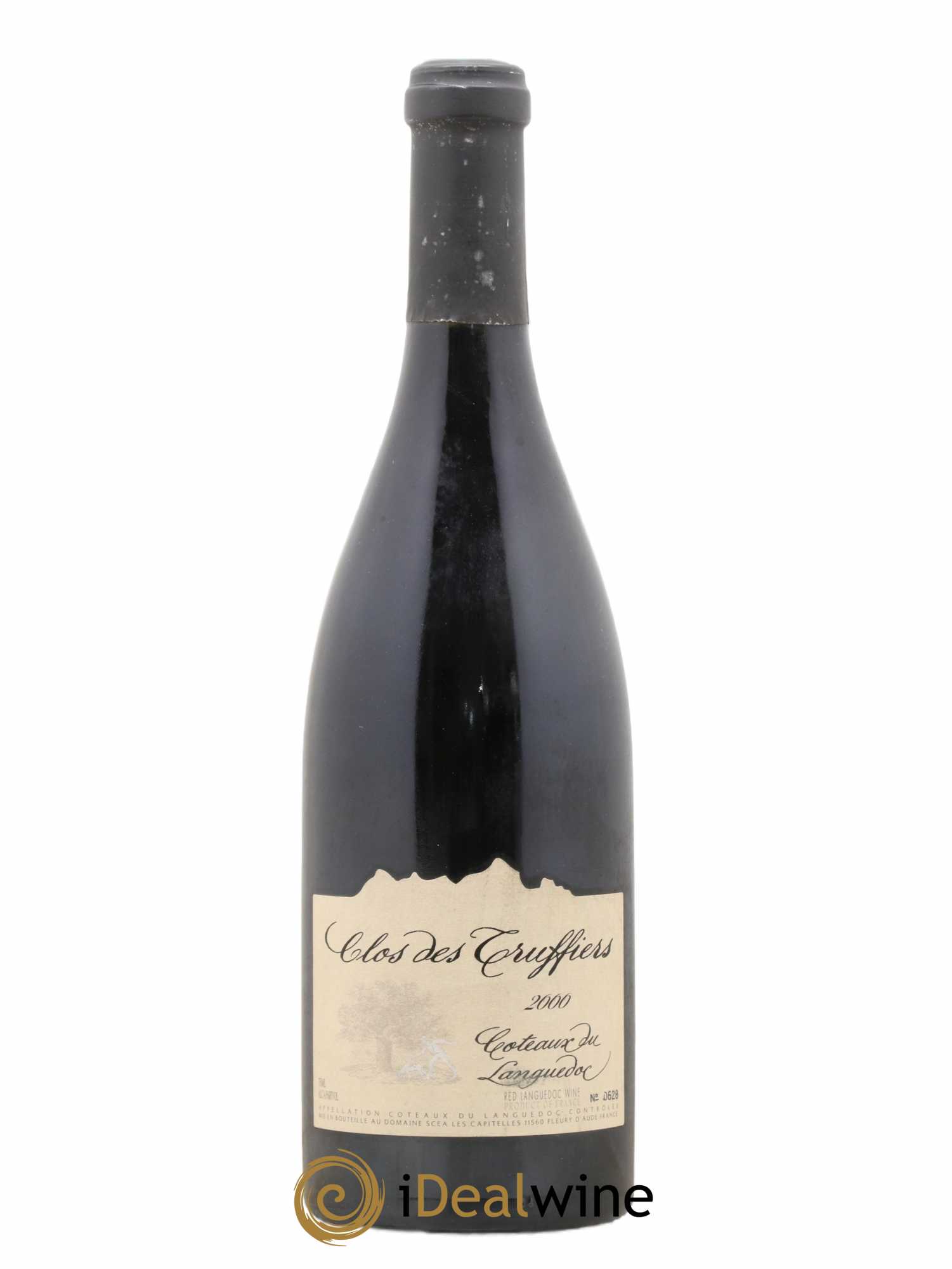La Clape Château de La Négly Clos des Truffiers Jean Paux-Rosset 2000 - Lot de 1 bouteille - 0