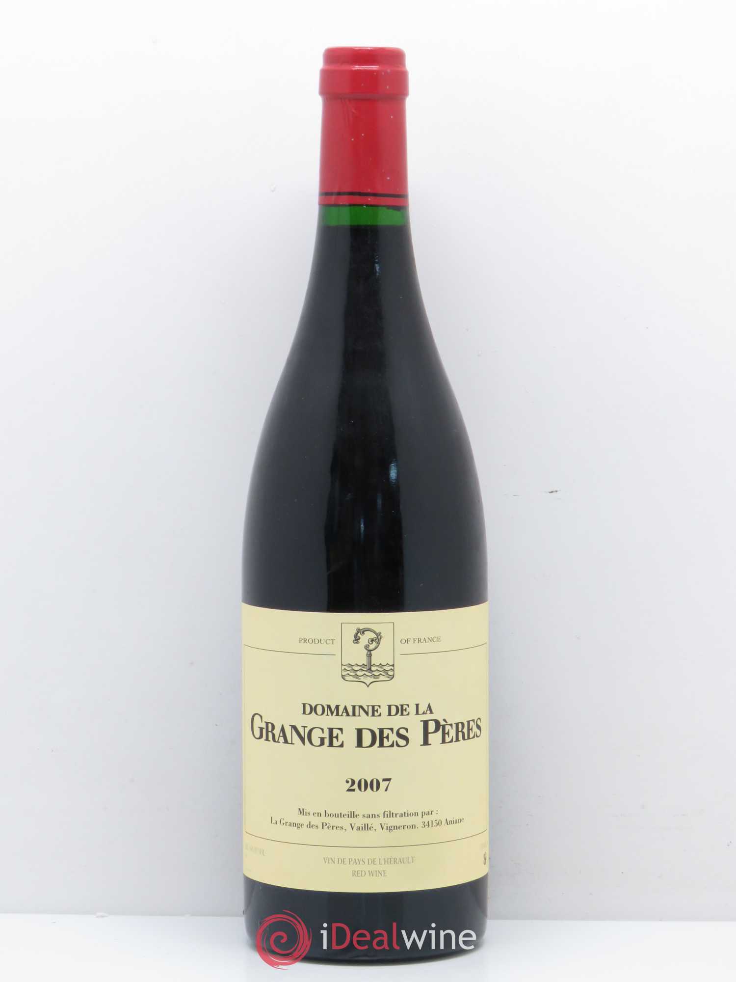 Pays d'Hérault Grange des Pères Laurent Vaillé 2007 - Lot de 1 bouteille - 0