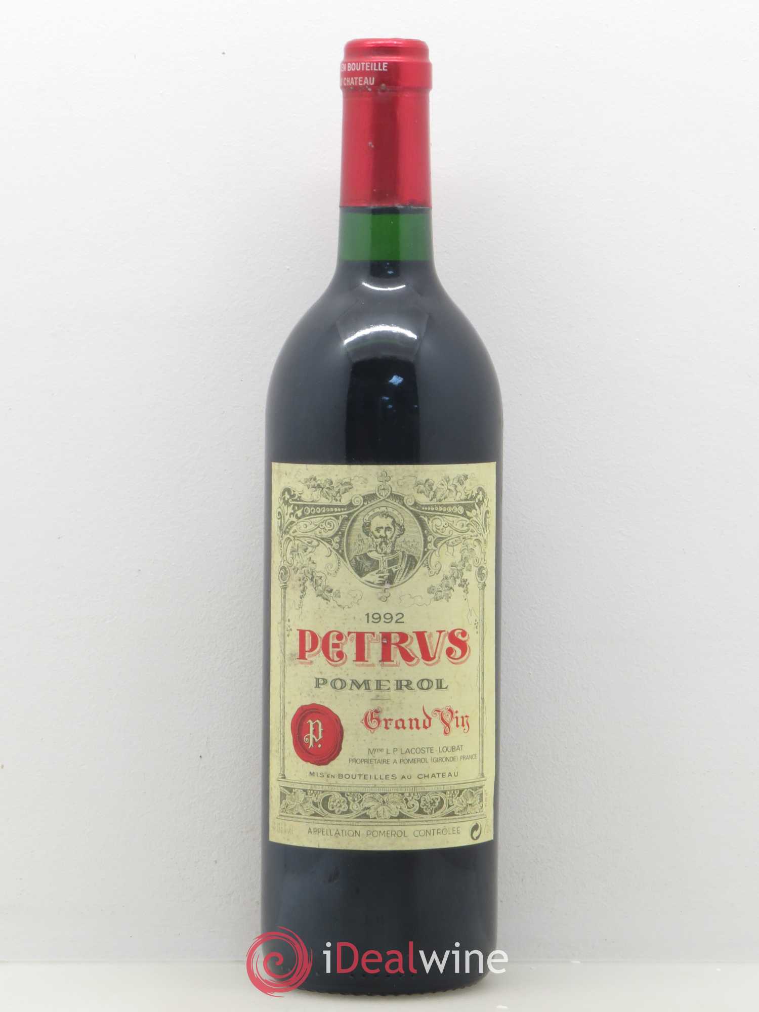 Petrus 1992 - Lot de 1 bouteille - 0