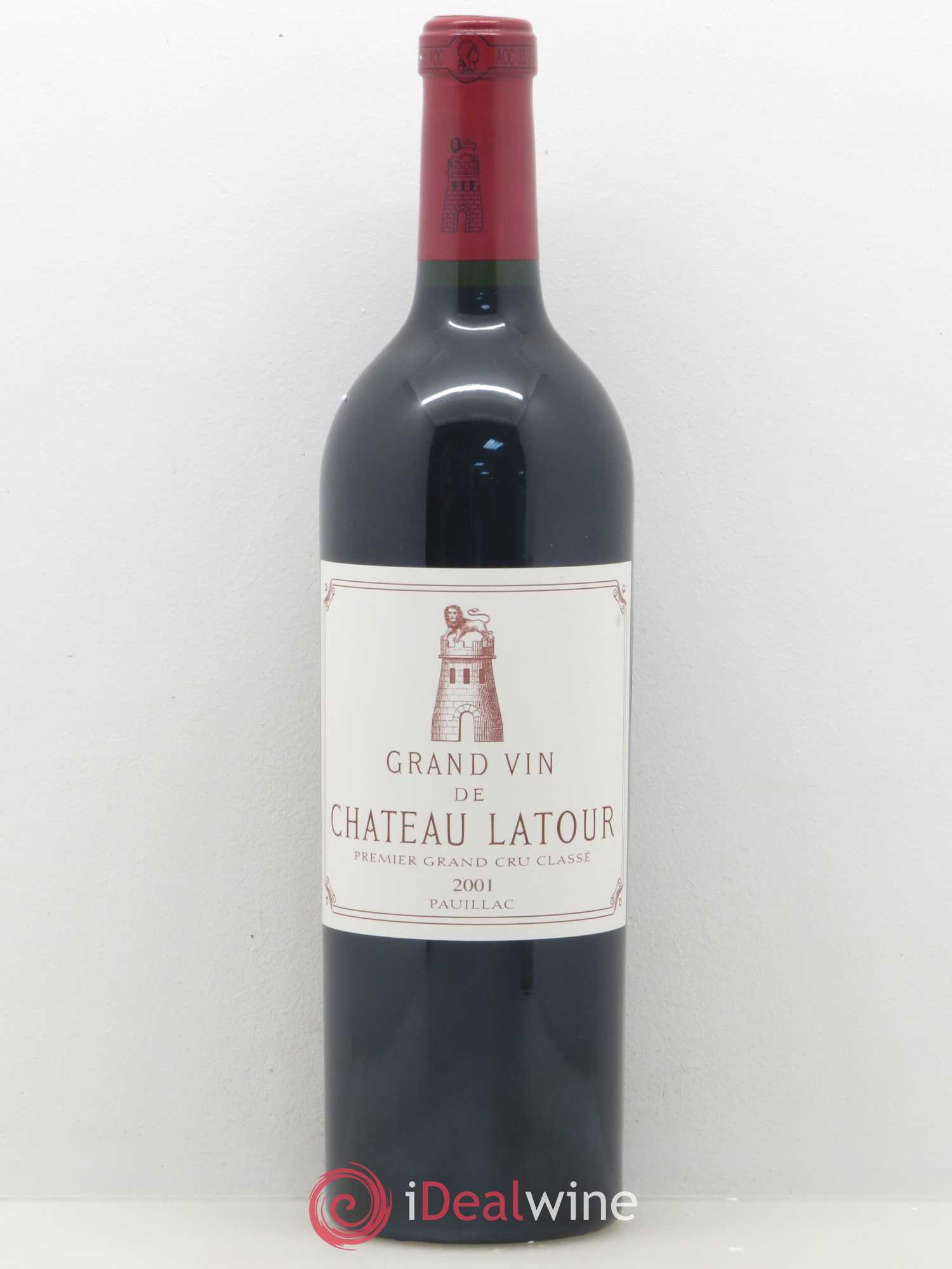 Château Latour 1er Grand Cru Classé 2001 - Lot de 1 bouteille - 0