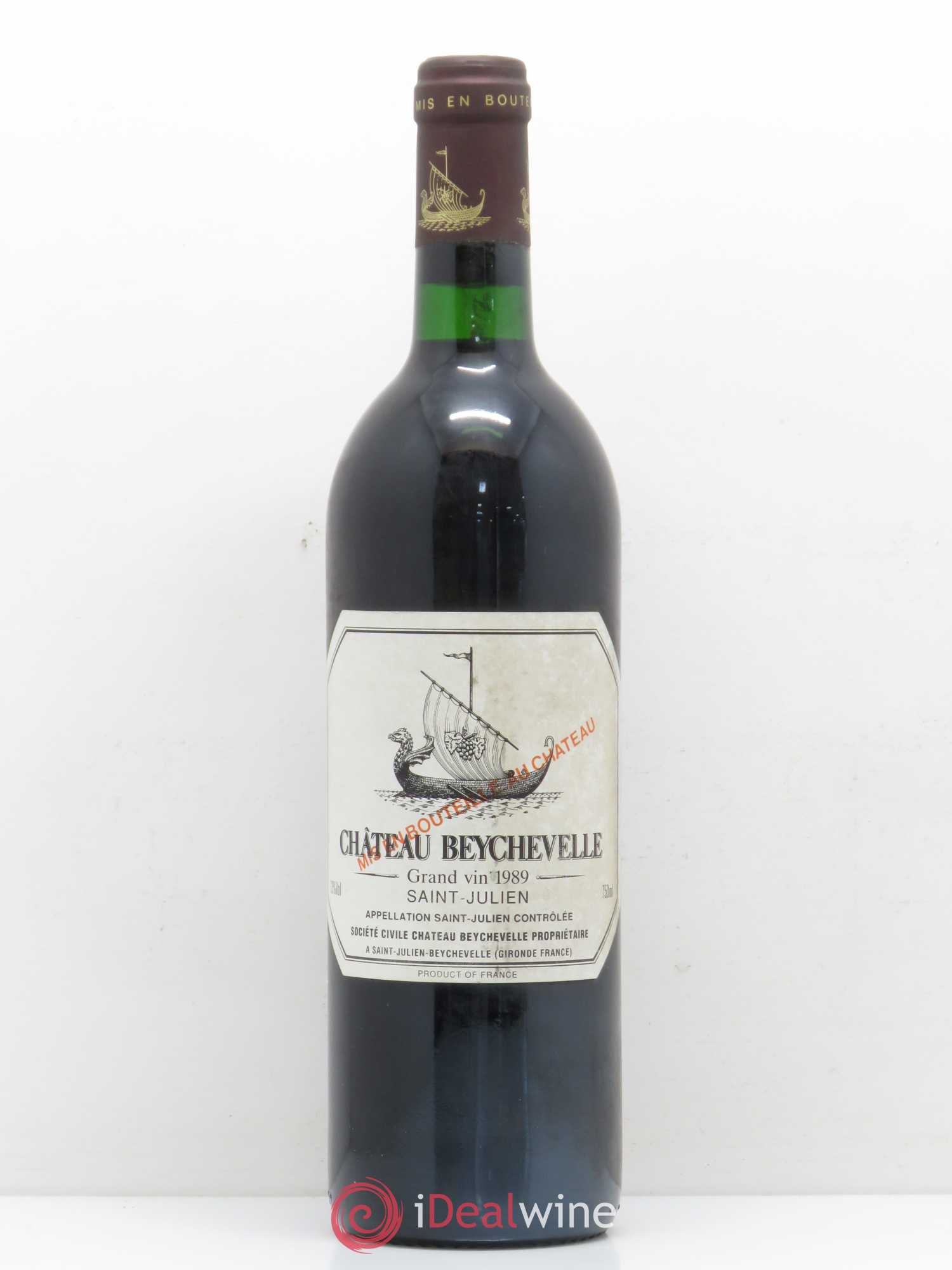 Château Beychevelle 4ème Grand Cru Classé 1989 - Lot de 1 bouteille - 0