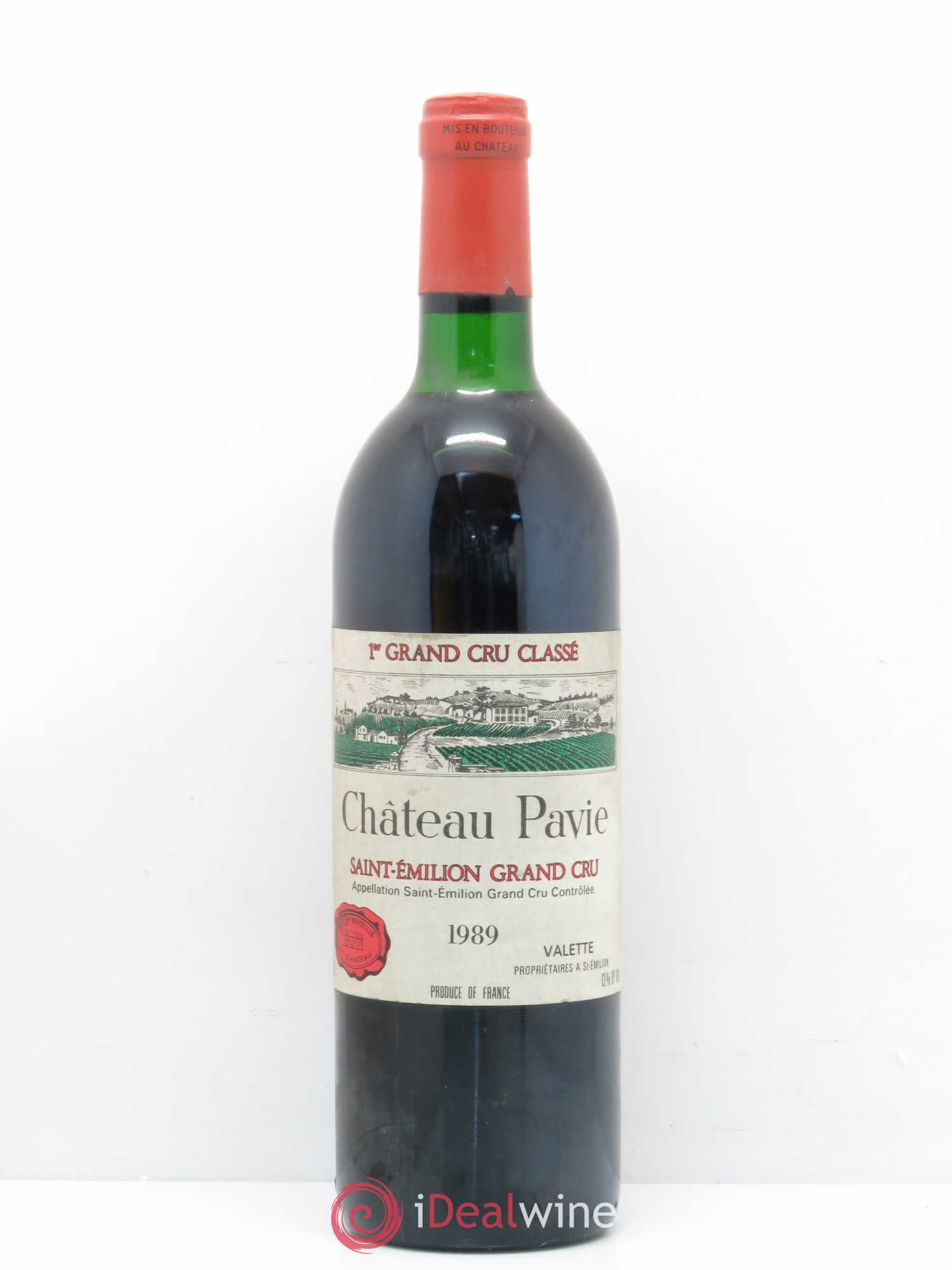 Château Pavie 1er Grand Cru Classé A 1989 - Lot de 1 bouteille - 0
