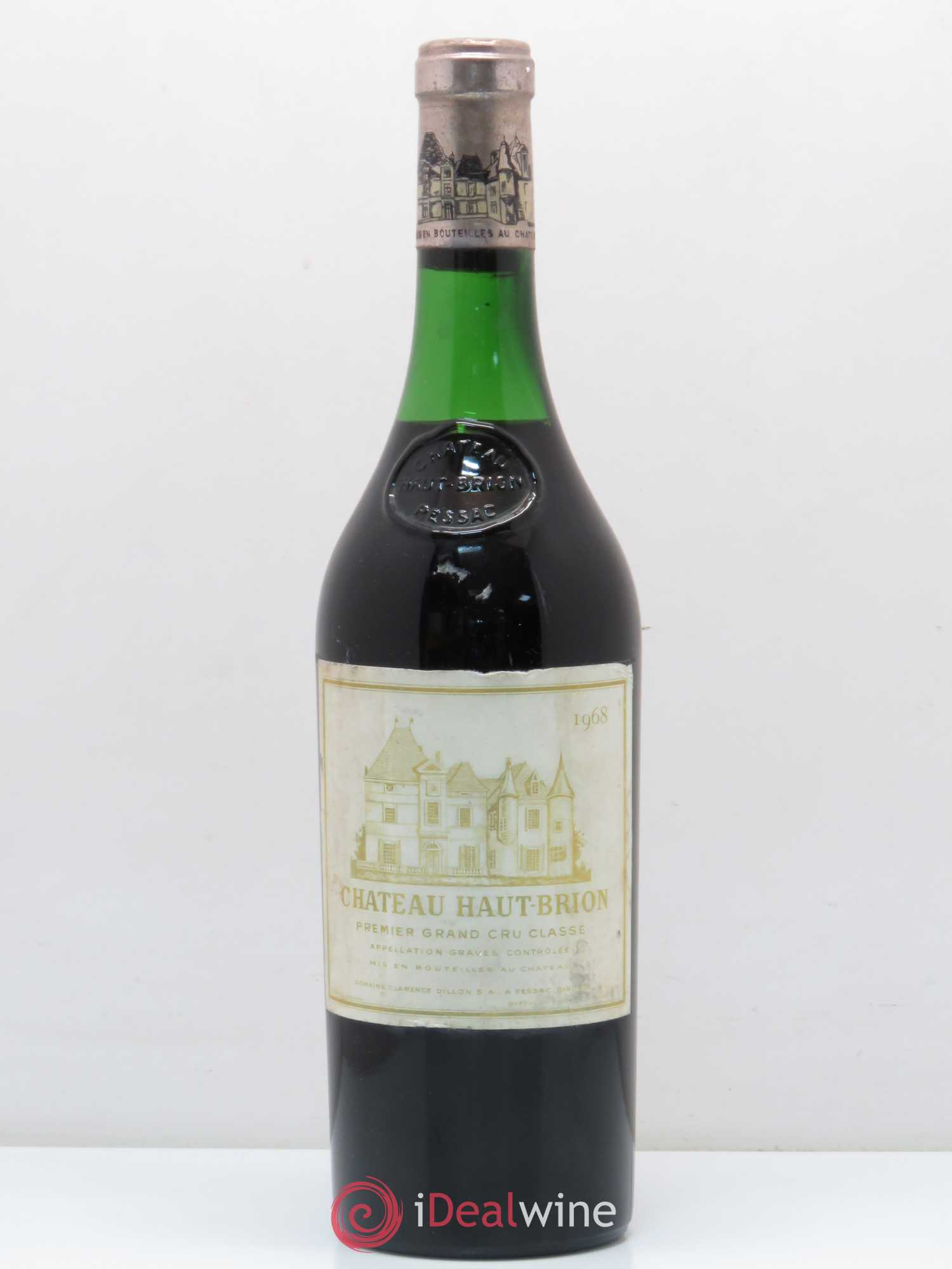 Château Haut Brion 1er Grand Cru Classé 1968 - Lot de 1 bouteille - 0