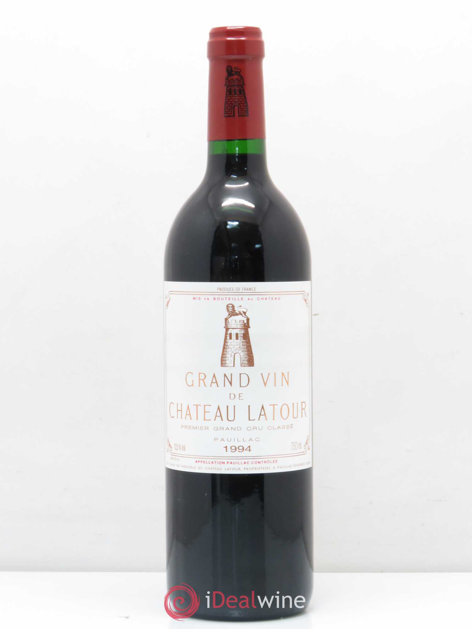 Château Latour 1er Grand Cru Classé 1994 - Lot de 1 bouteille - 0
