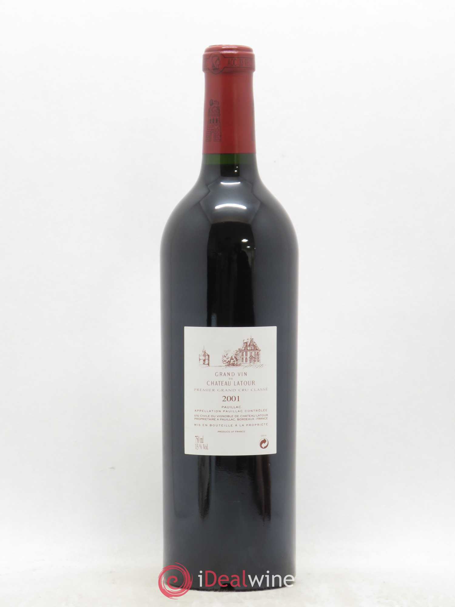 Château Latour 1er Grand Cru Classé 2001 - Lot de 1 bouteille - 1