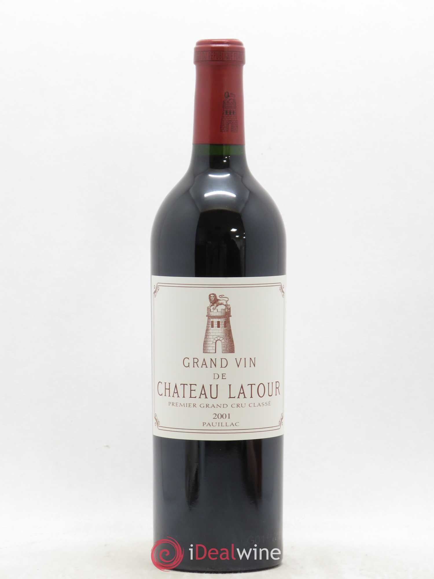 Château Latour 1er Grand Cru Classé 2001 - Lot de 1 bouteille - 0
