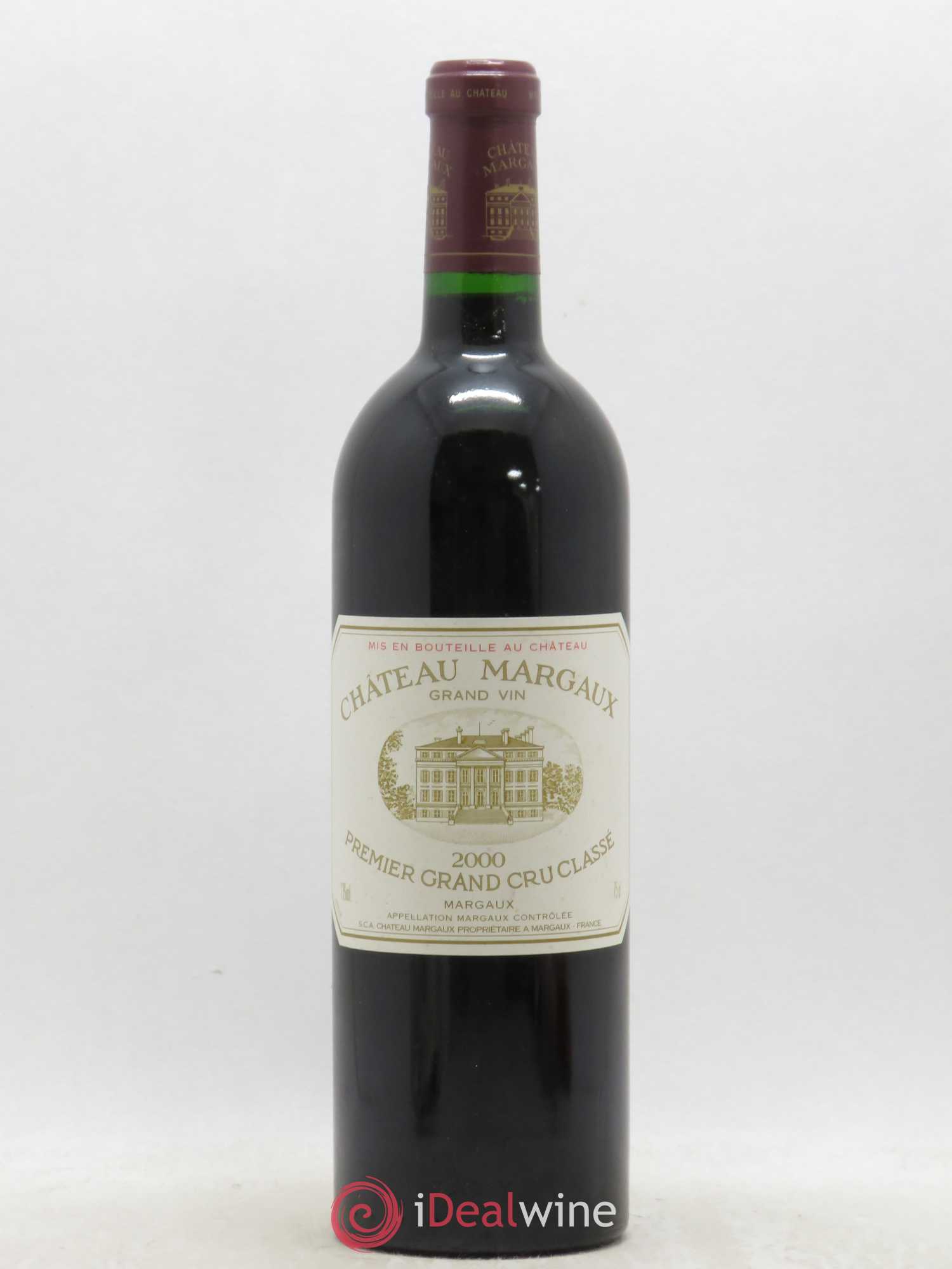 Château Margaux 1er Grand Cru Classé 2000 - Lot de 1 bouteille - 0