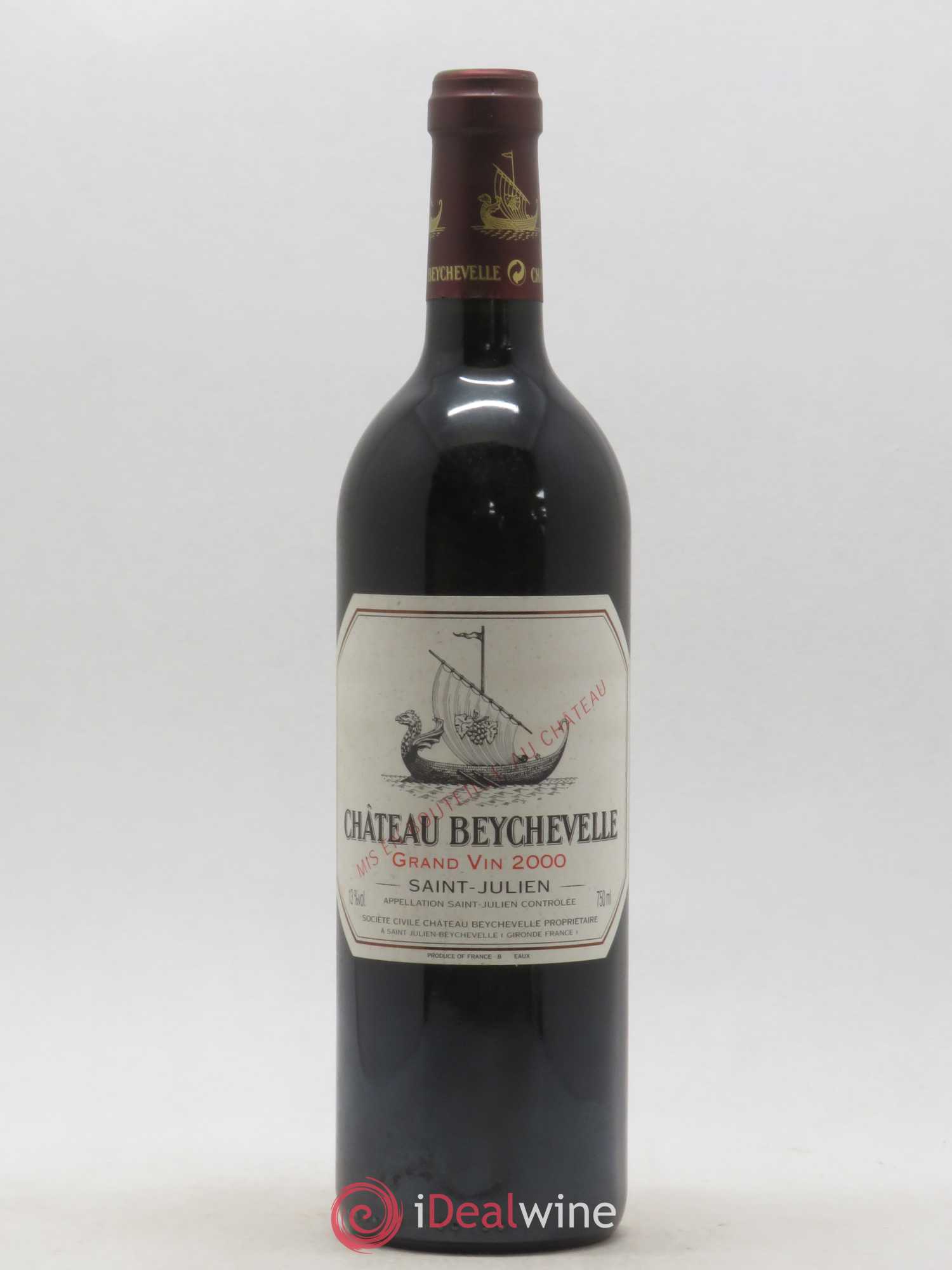 Château Beychevelle 4ème Grand Cru Classé 2000 - Lot de 1 bouteille - 0