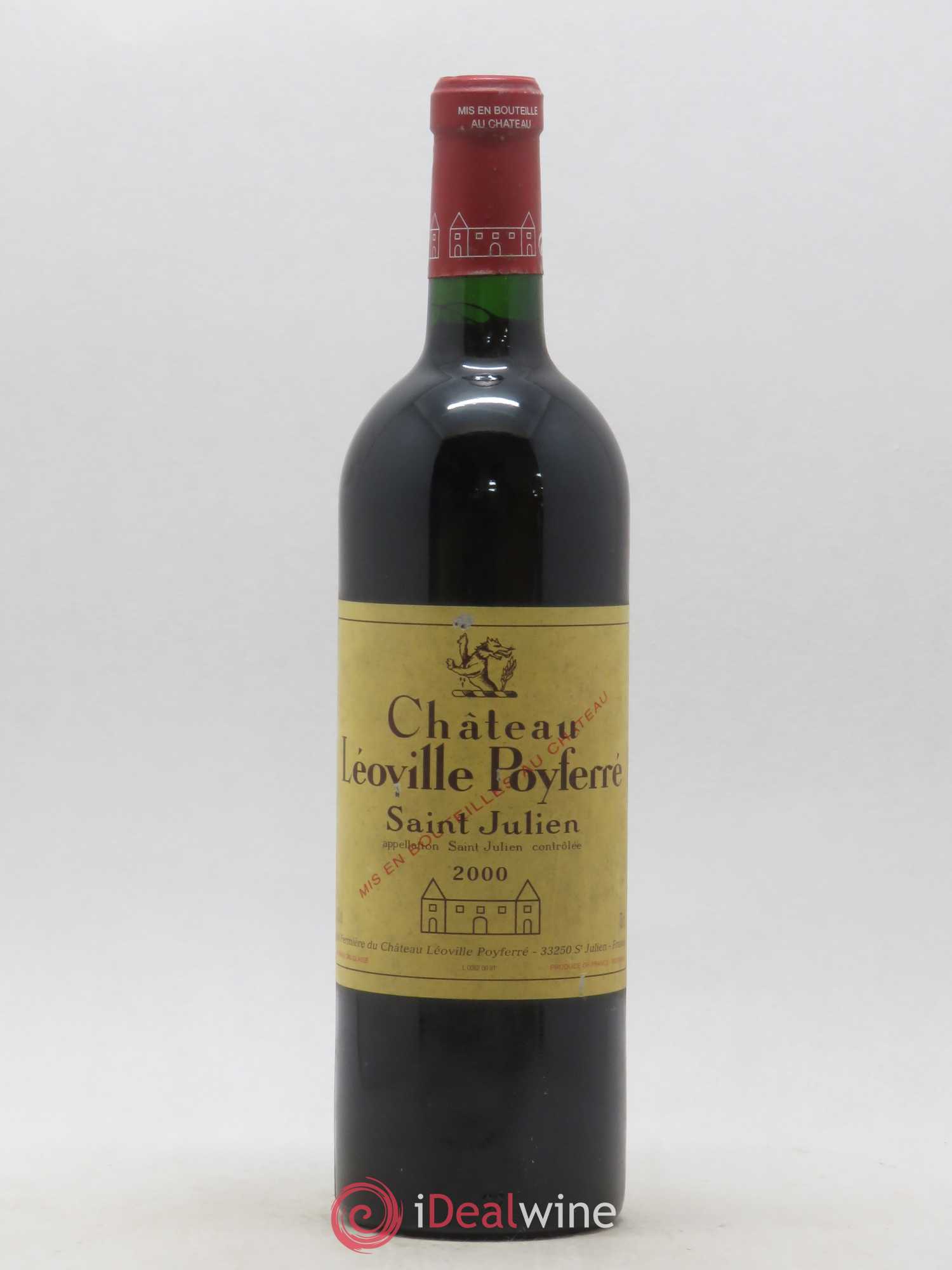 Château Léoville Poyferré 2ème Grand Cru Classé 2000 - Lot de 1 bouteille - 0