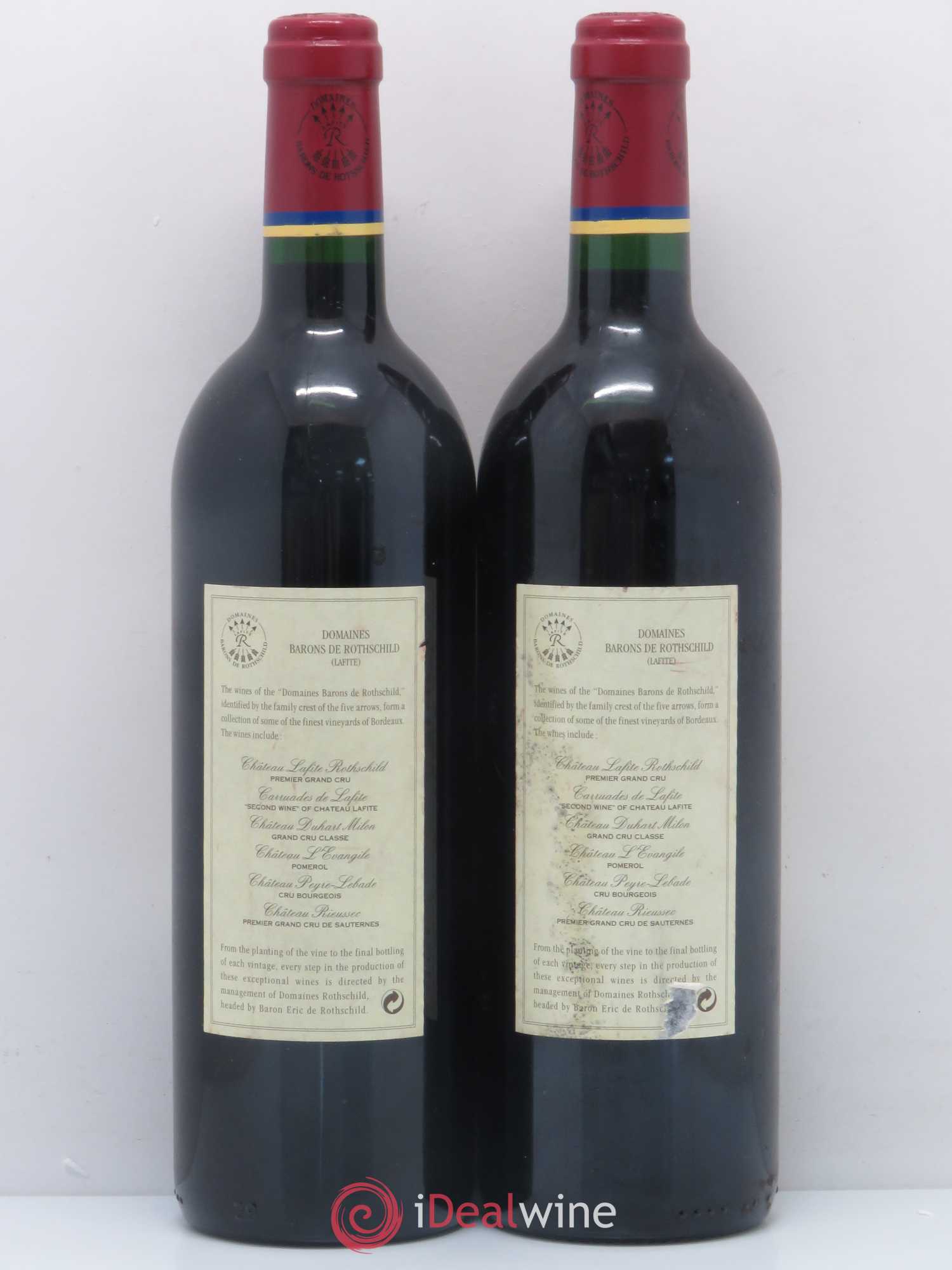 Carruades de Lafite Rothschild Second Vin 1997 - Lot de 2 bouteilles - 1