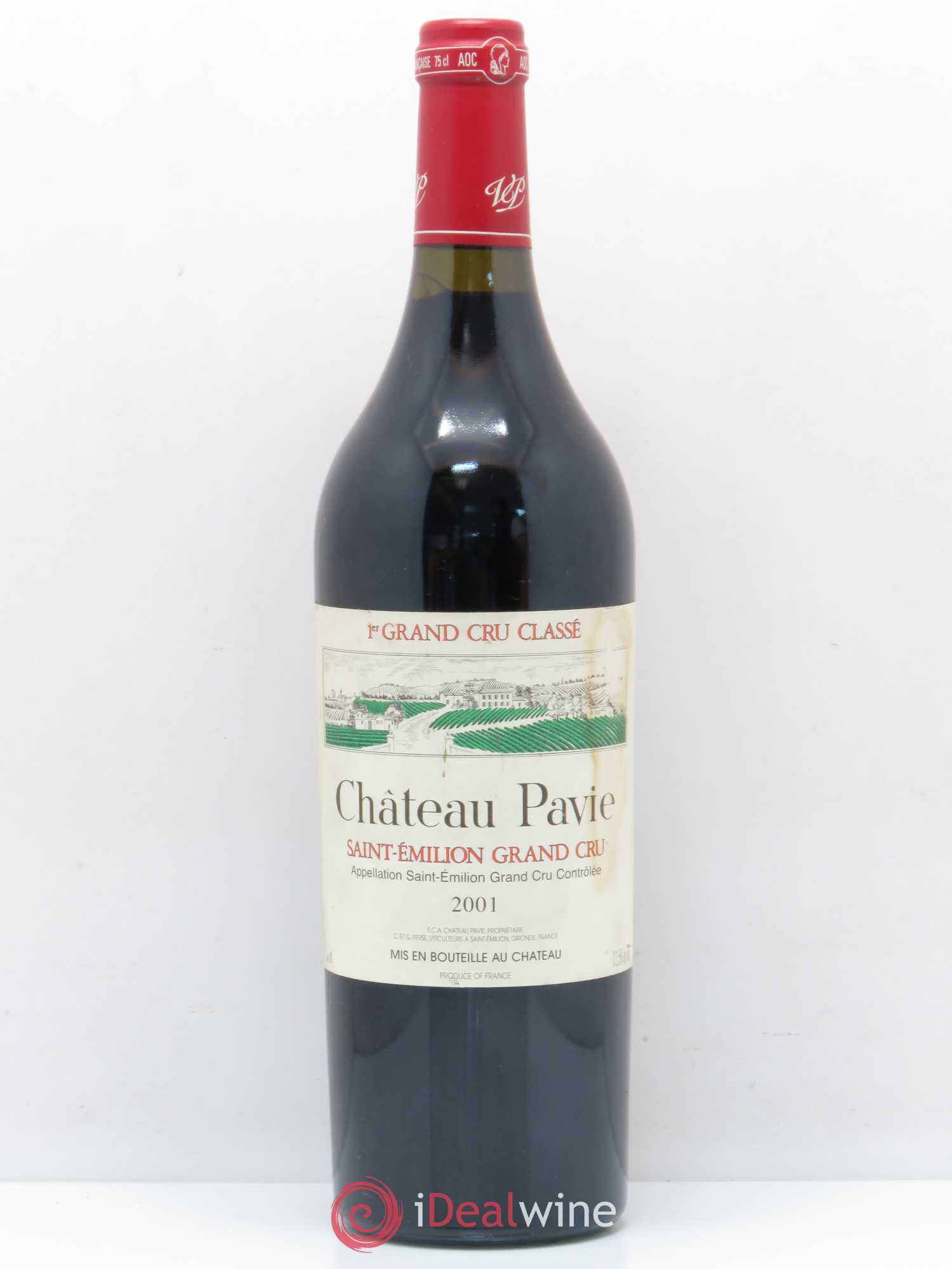 Château Pavie 1er Grand Cru Classé A 2001 - Lot de 1 bouteille - 0
