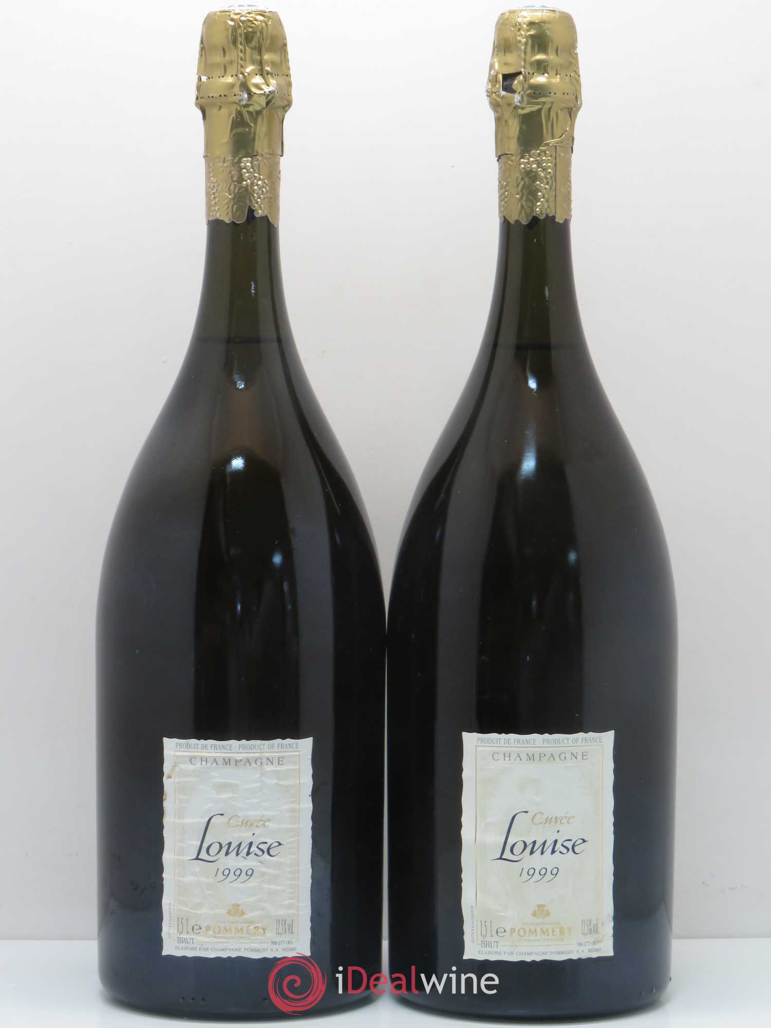Cuvée Louise Pommery 1999 - Lot de 2 magnums - 0