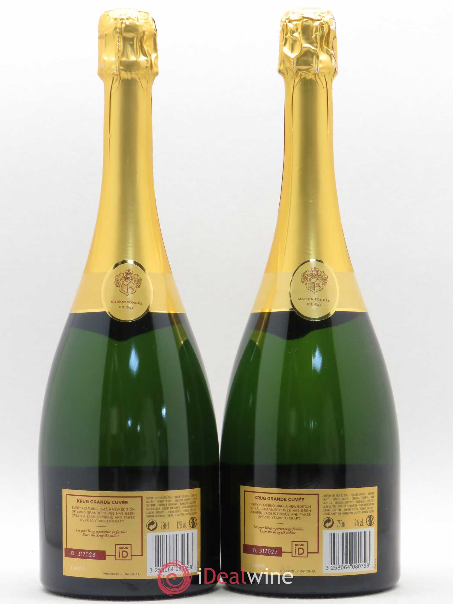 Grande Cuvée Brut Krug - Lot de 2 bouteilles - 1