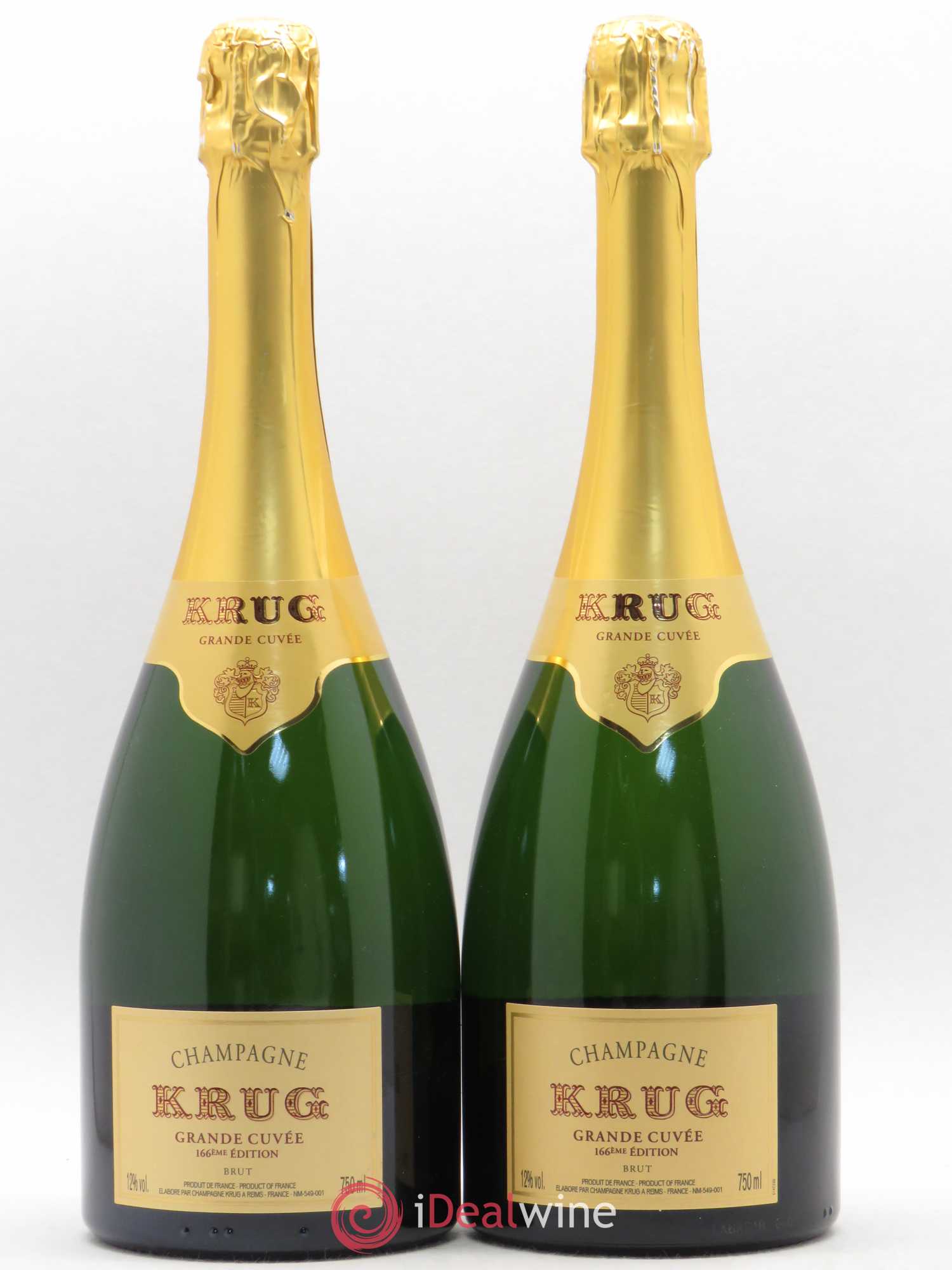 Grande Cuvée Brut Krug - Lot de 2 bouteilles - 0