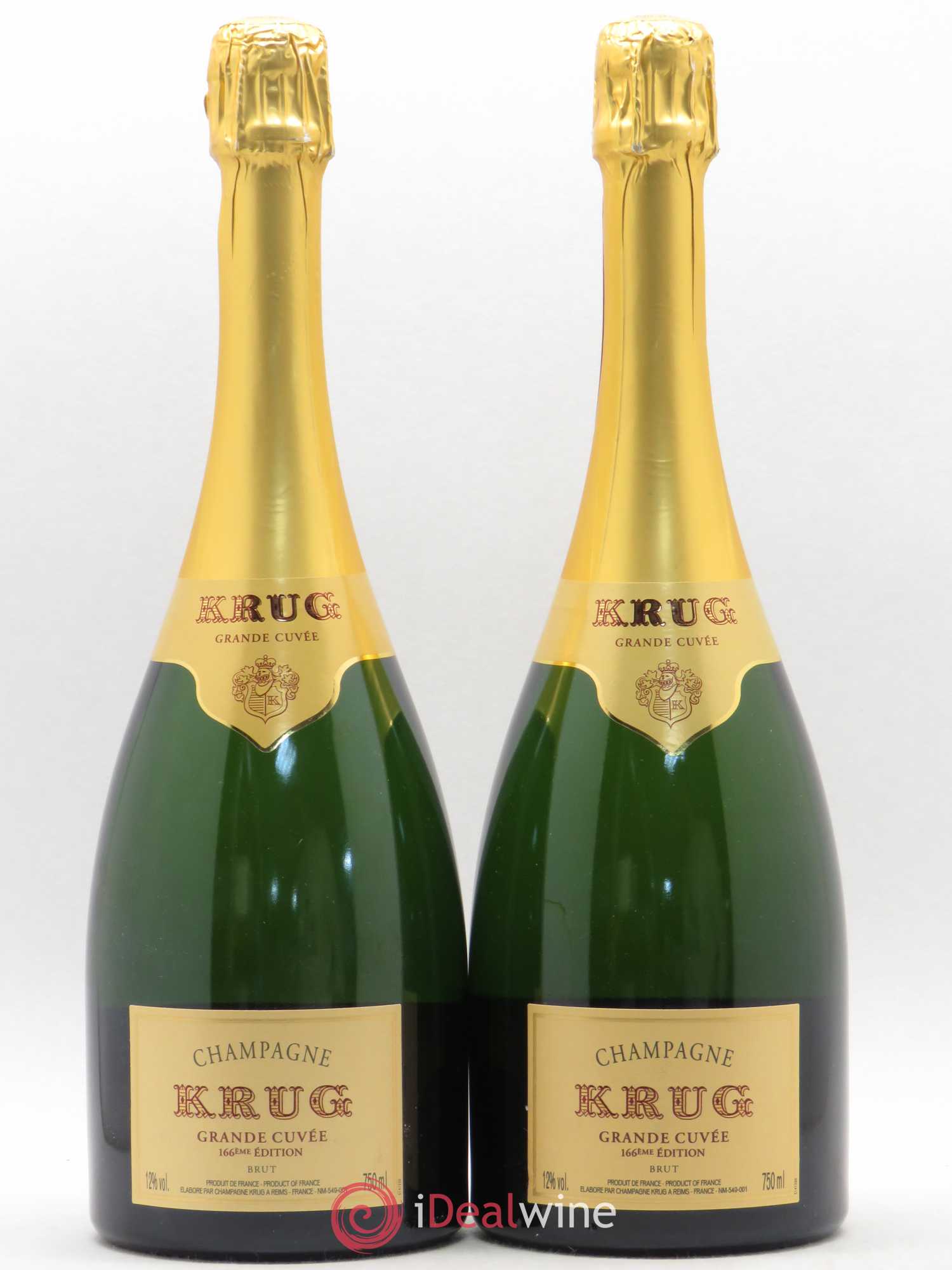 Grande Cuvée Brut Krug - Lot de 2 bouteilles - 0