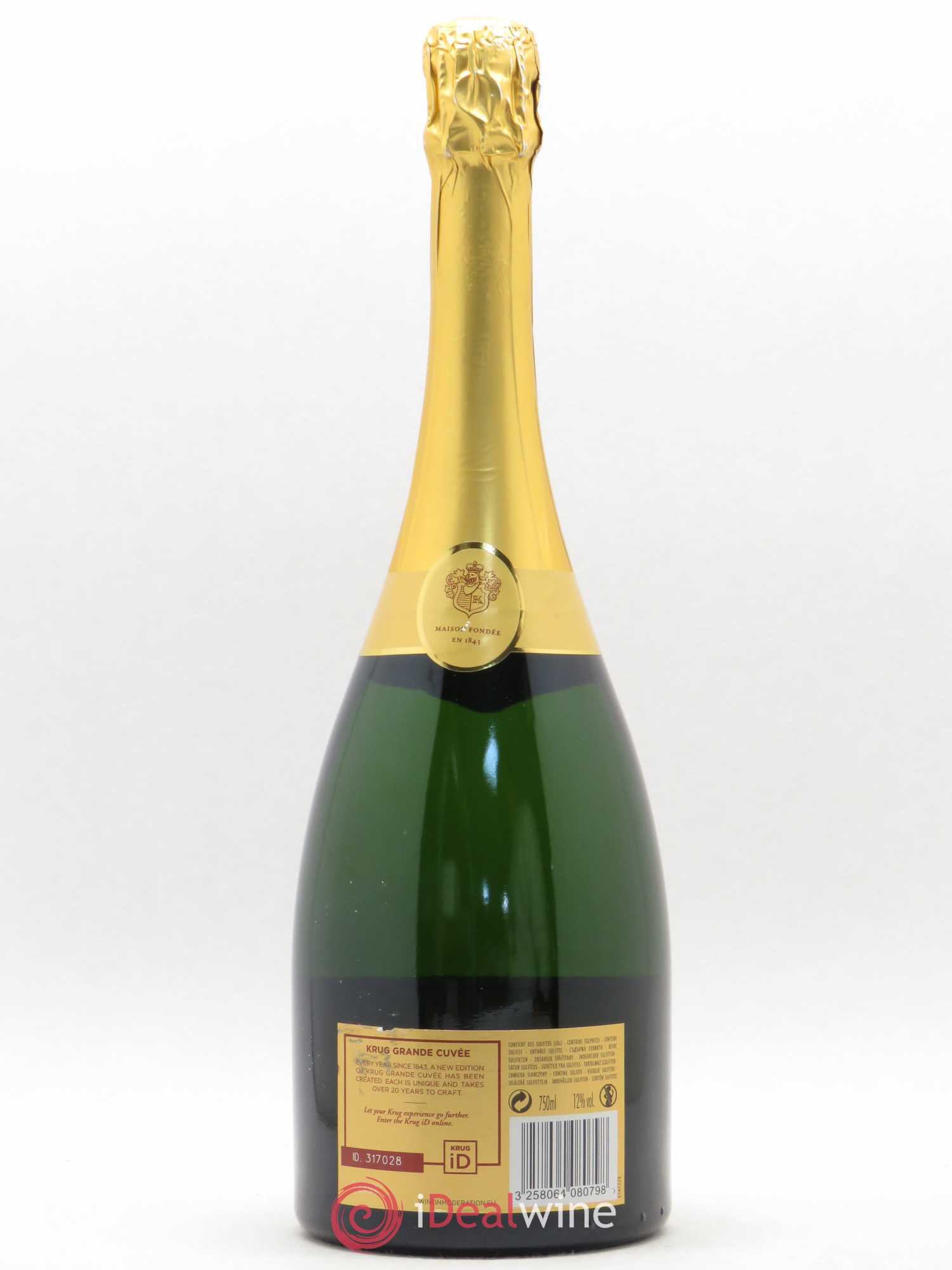 Grande Cuvée Brut Krug - Lot de 1 bouteille - 1