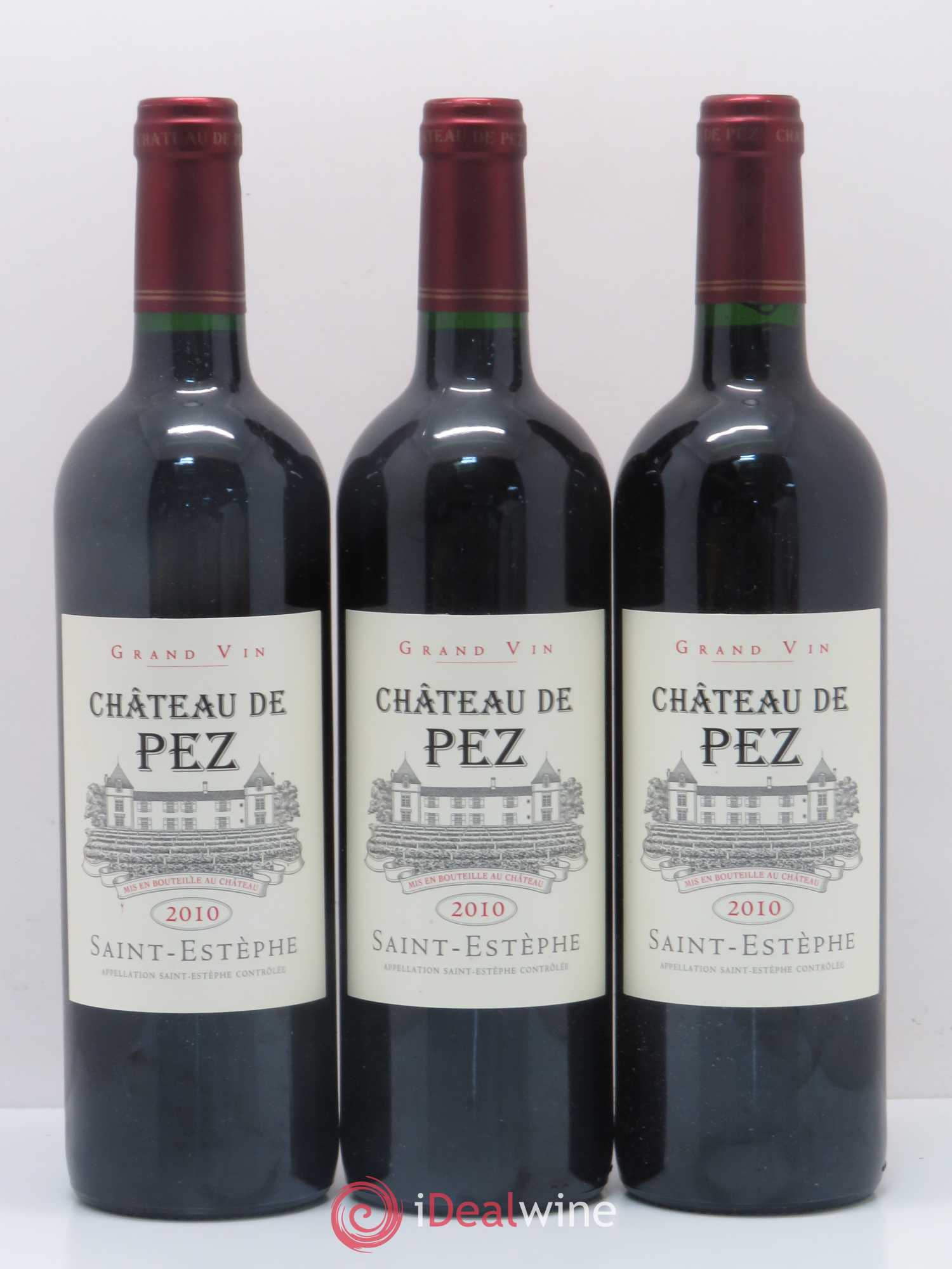 Château de Pez 2010 - Lot de 3 bouteilles - 0