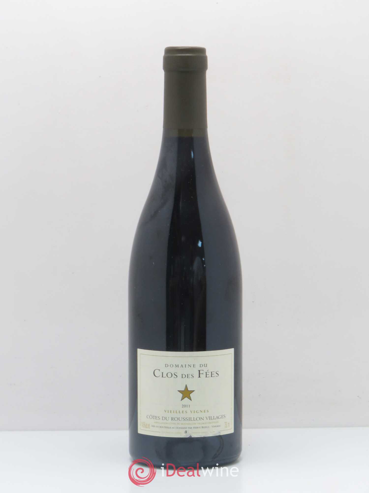 Côtes du Roussillon Villages Clos des Fées Vieilles vignes Hervé Bizeul 2011 - Lot de 1 bouteille - 0