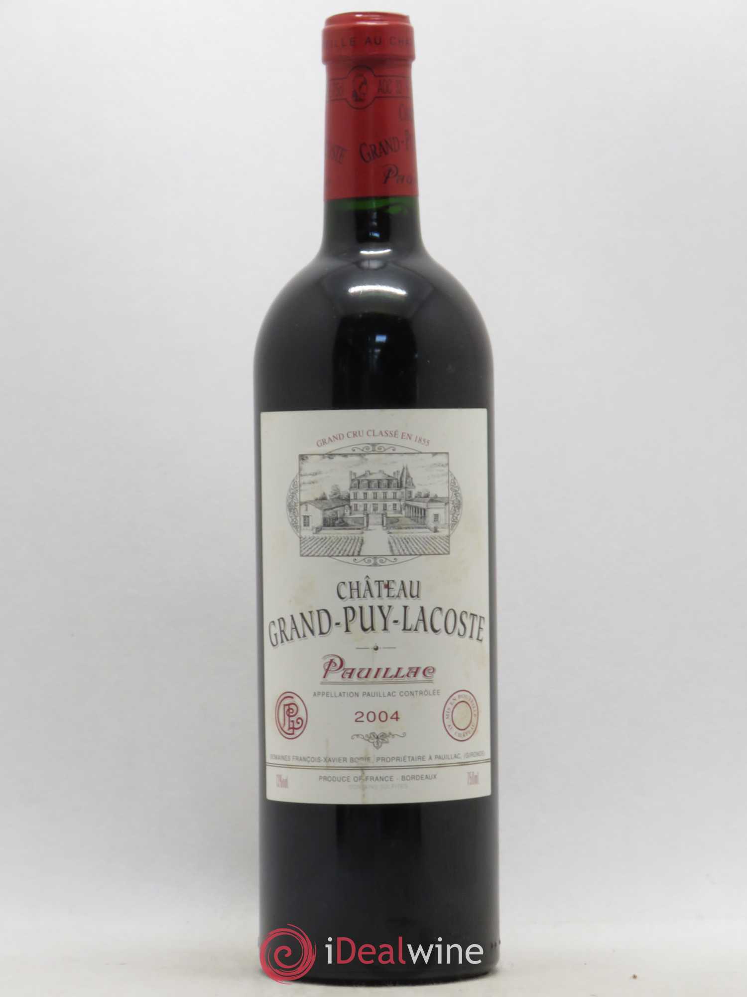 Château Grand Puy Lacoste 5ème Grand Cru Classé 2004 - Lot de 1 bouteille - 0