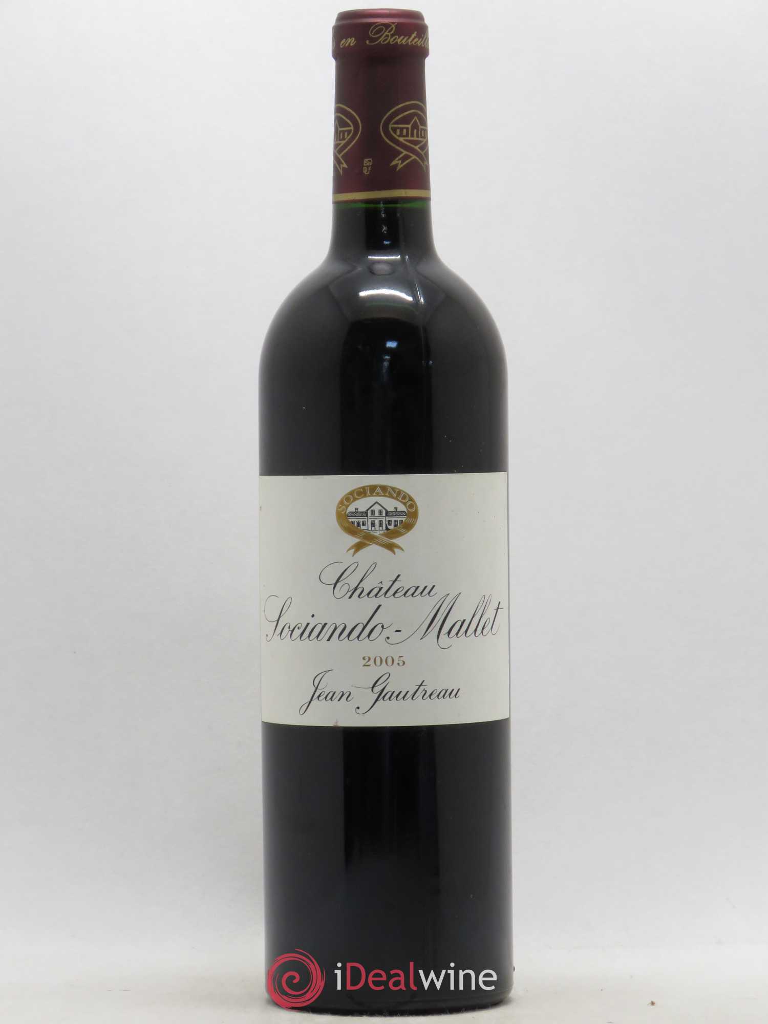 Château Sociando Mallet 2005 - Lot de 1 bouteille - 0