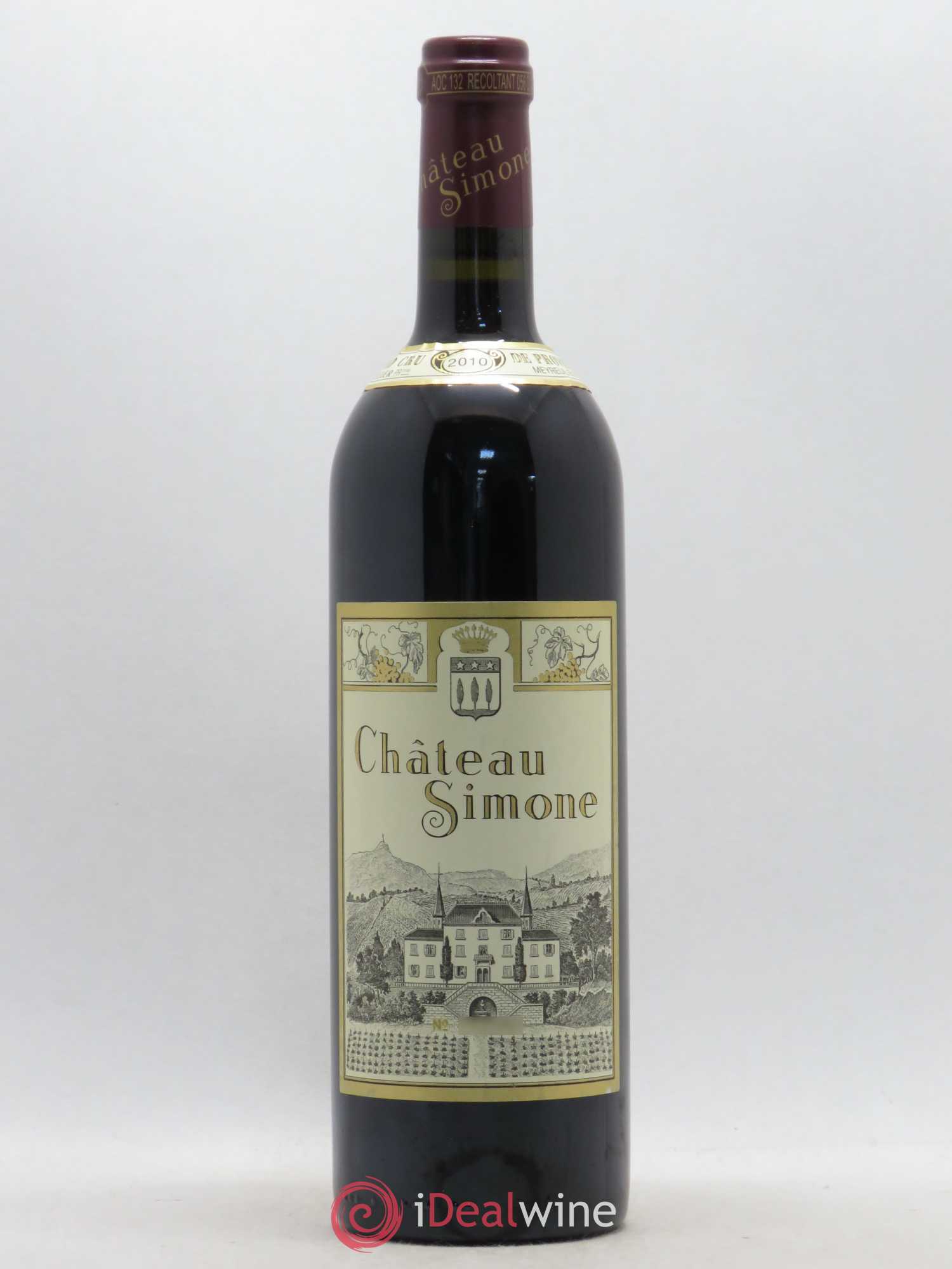 Palette Château Simone Famille Rougier 2010 - Posten von 1 Flasche - 0