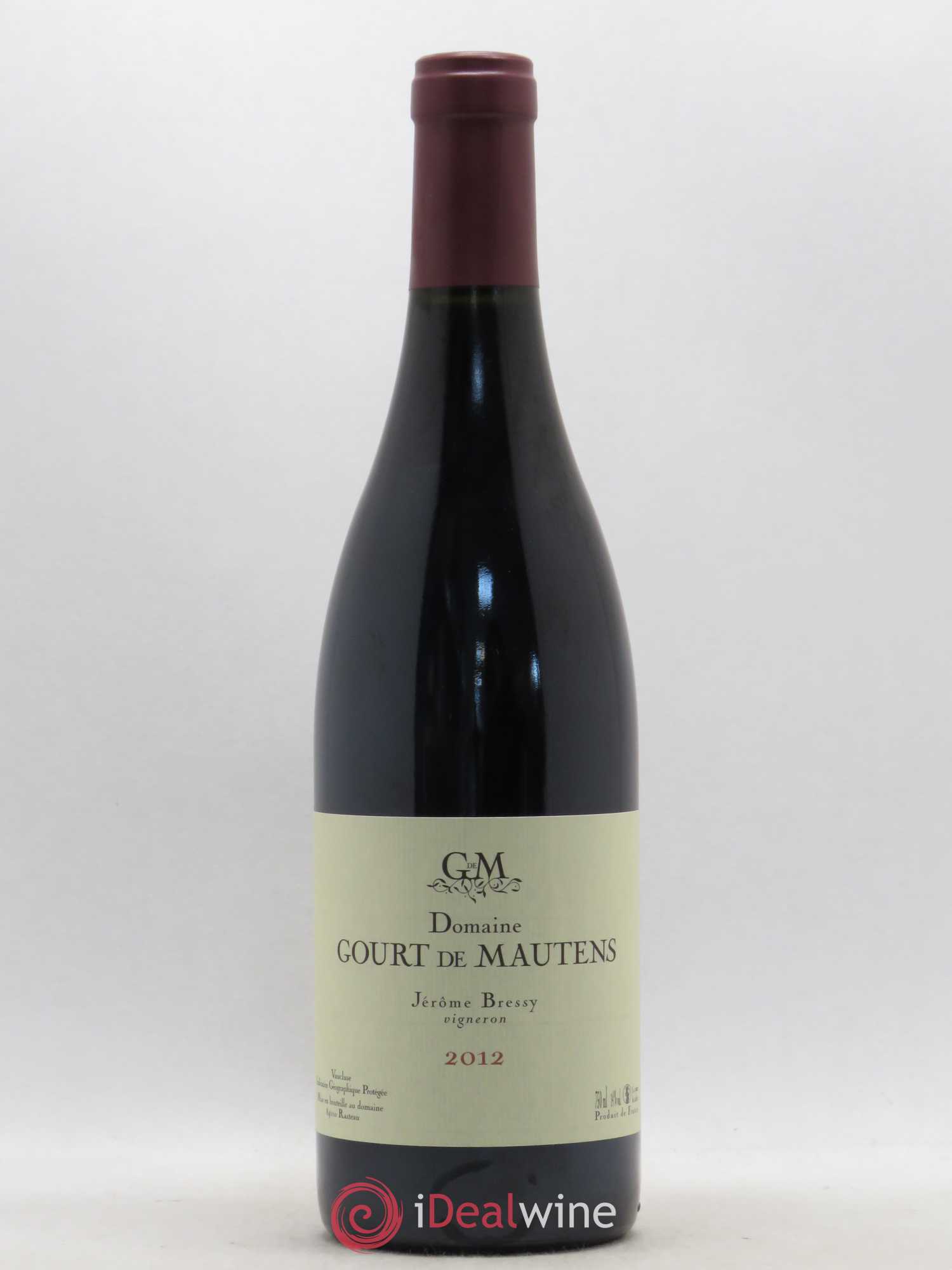 Vaucluse (Vin de Pays de Vaucluse) Domaine Gourt de Mautens - Jérôme Bressy 2012 - Lot de 1 bouteille - 0