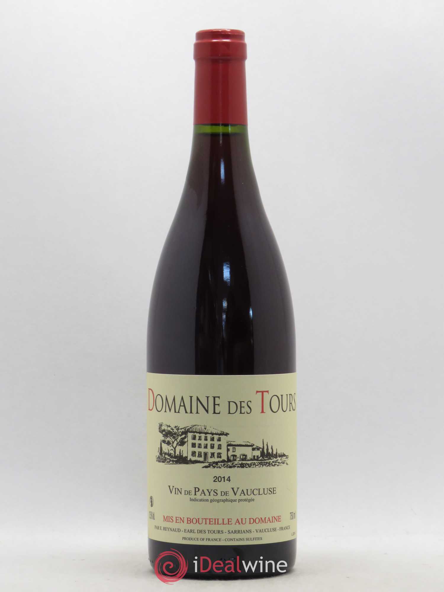 Vaucluse (Vin de Pays de Vaucluse) Domaine des Tours Emmanuel Reynaud 2014 - Lot de 1 bouteille - 0