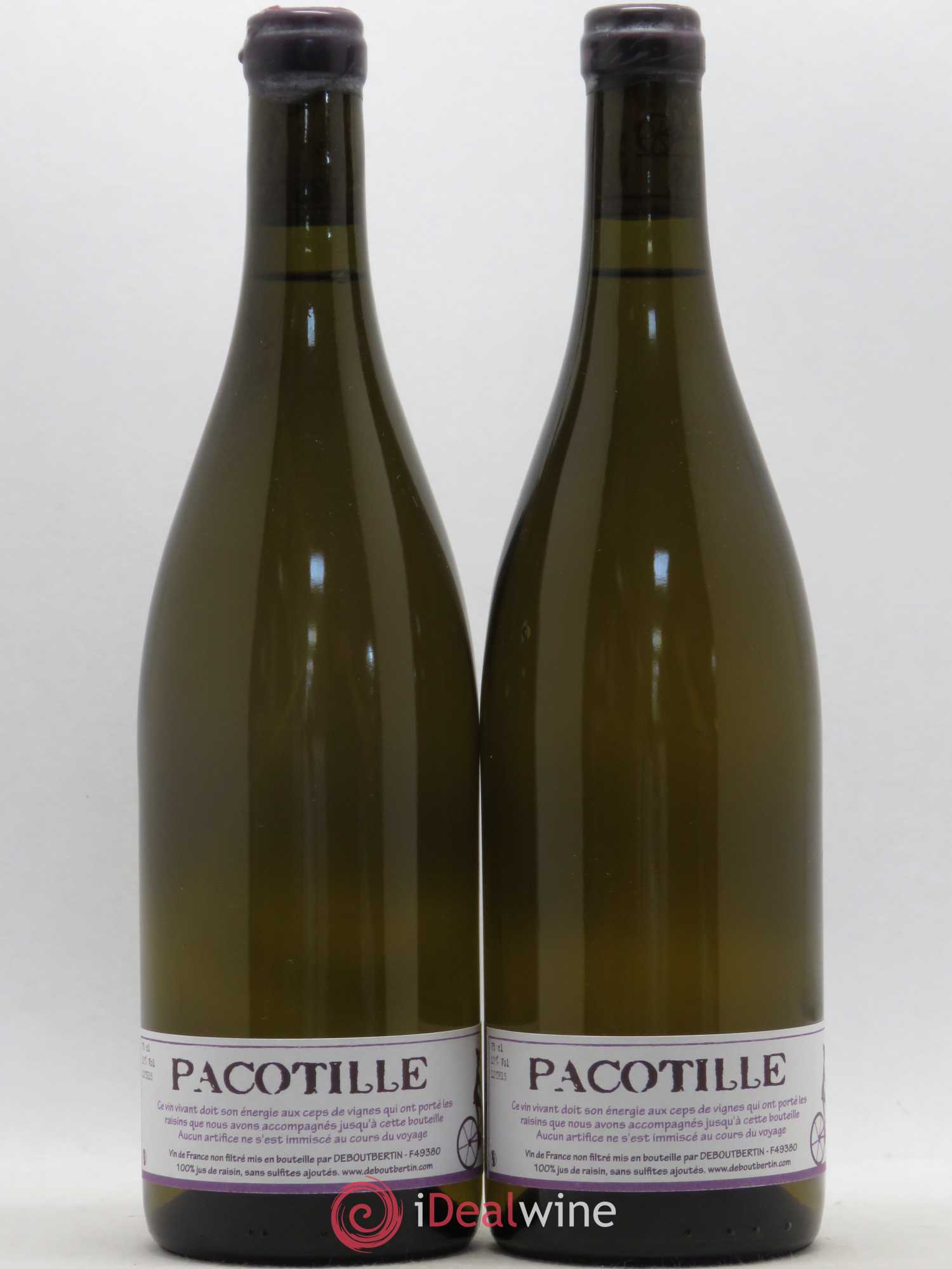 Vin de France Chenin Blanc Pacotille Deboutbertin 2015 - Posten von 2 Flaschen - 0