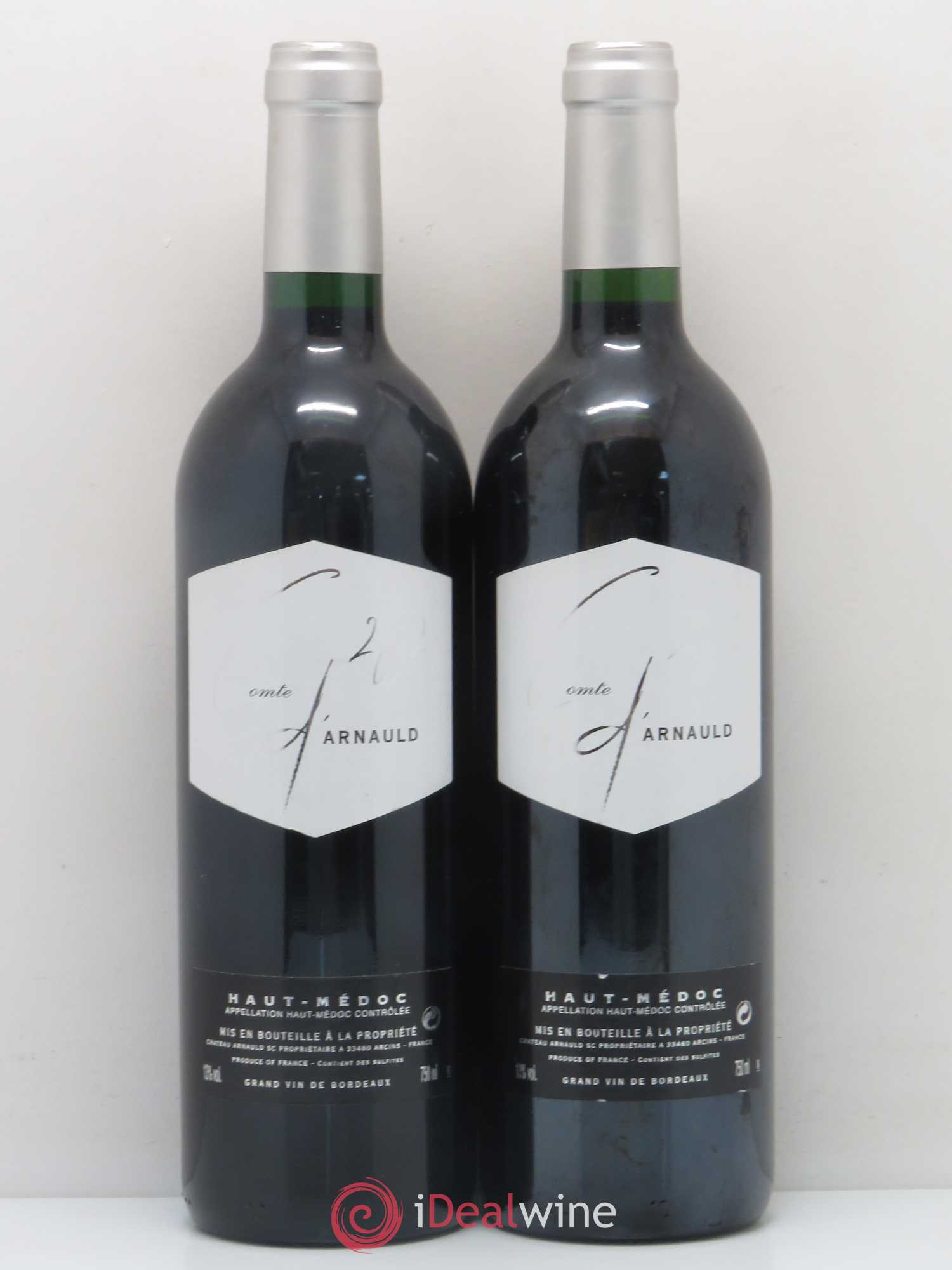 Haut Médoc Comte Arnauld 2002 - Posten von 2 Flaschen - 0