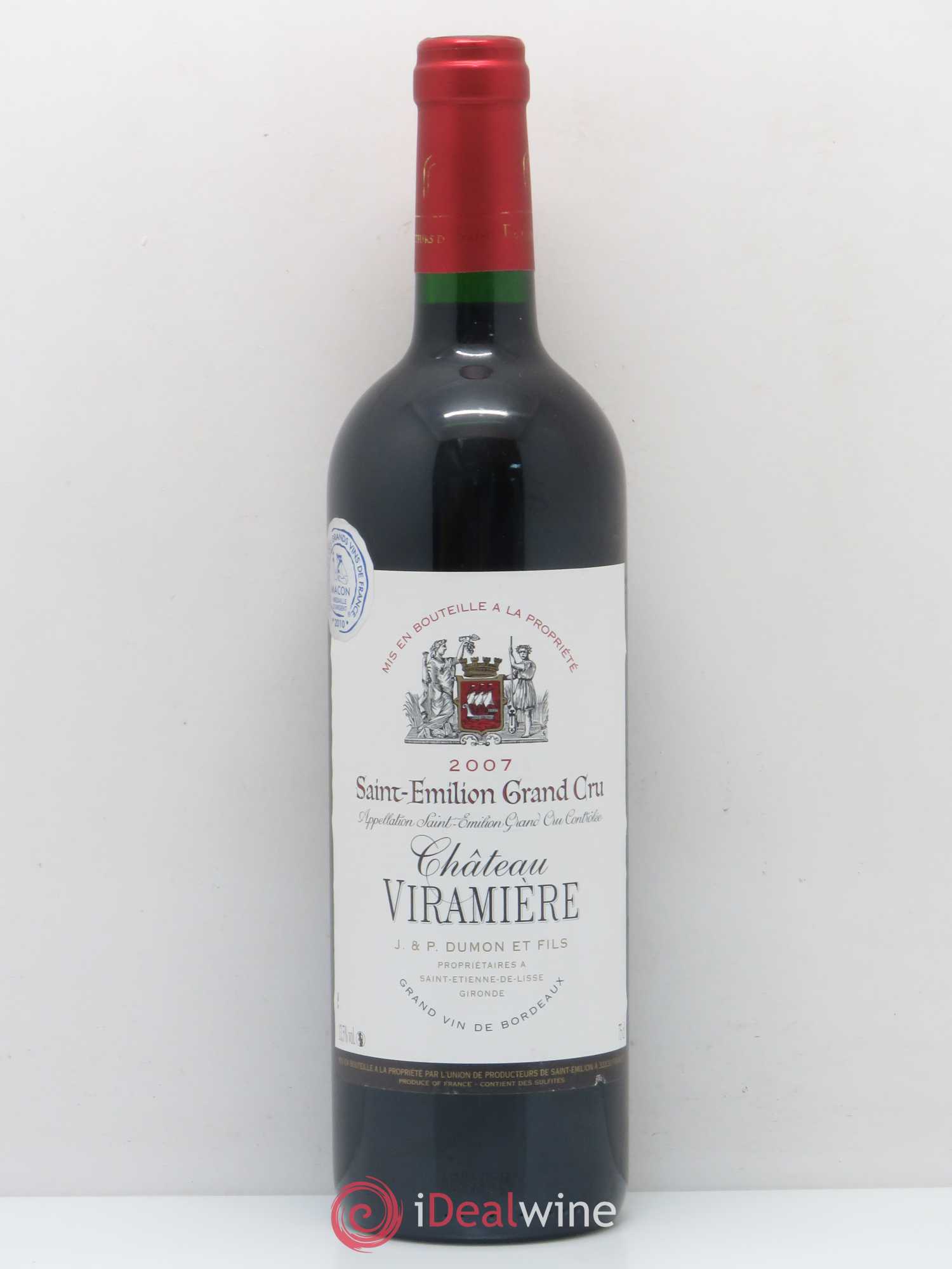 Saint-Émilion Château Viramière (sans prix de réserve) 2007 - Posten von 1 Flasche - 0