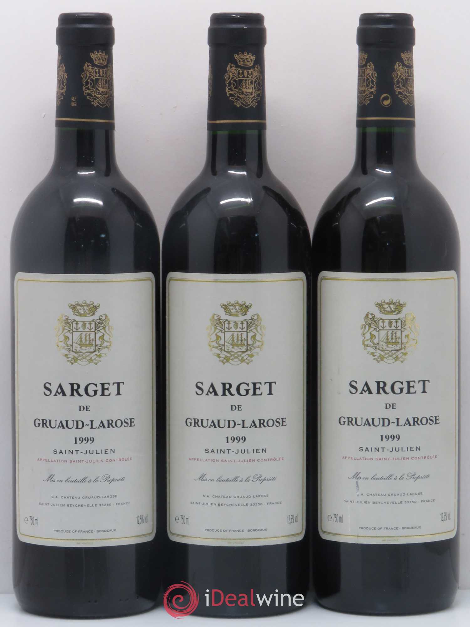 Sarget de Gruaud Larose Second Vin 1999 - Lot de 6 bouteilles - 1