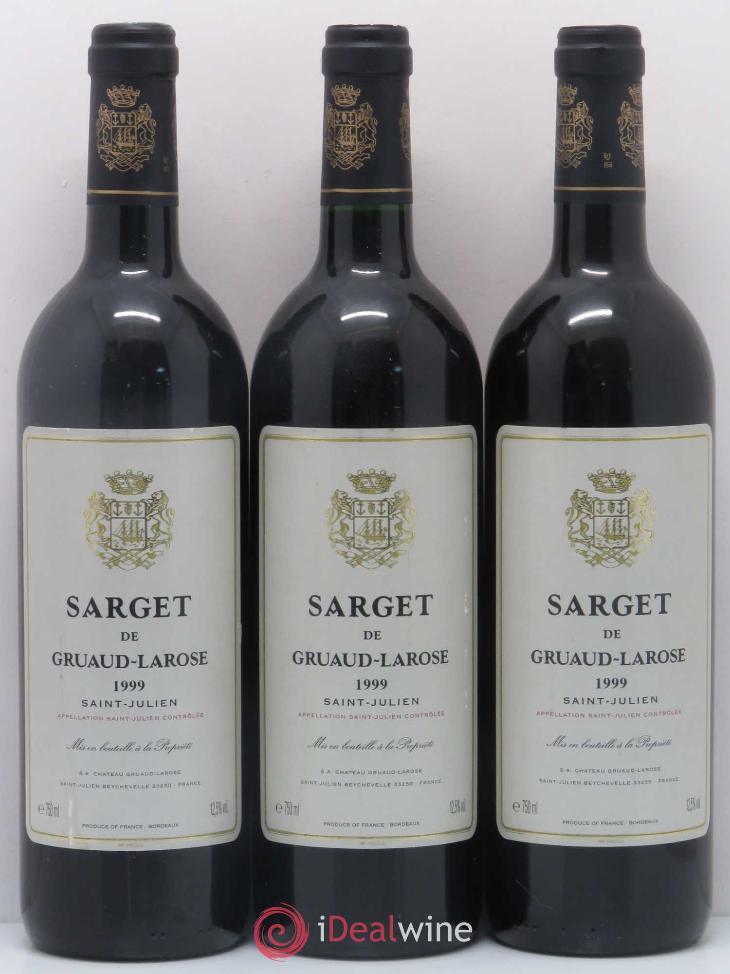 Sarget de Gruaud Larose Second Vin 1999 - Lot de 6 bouteilles - 2