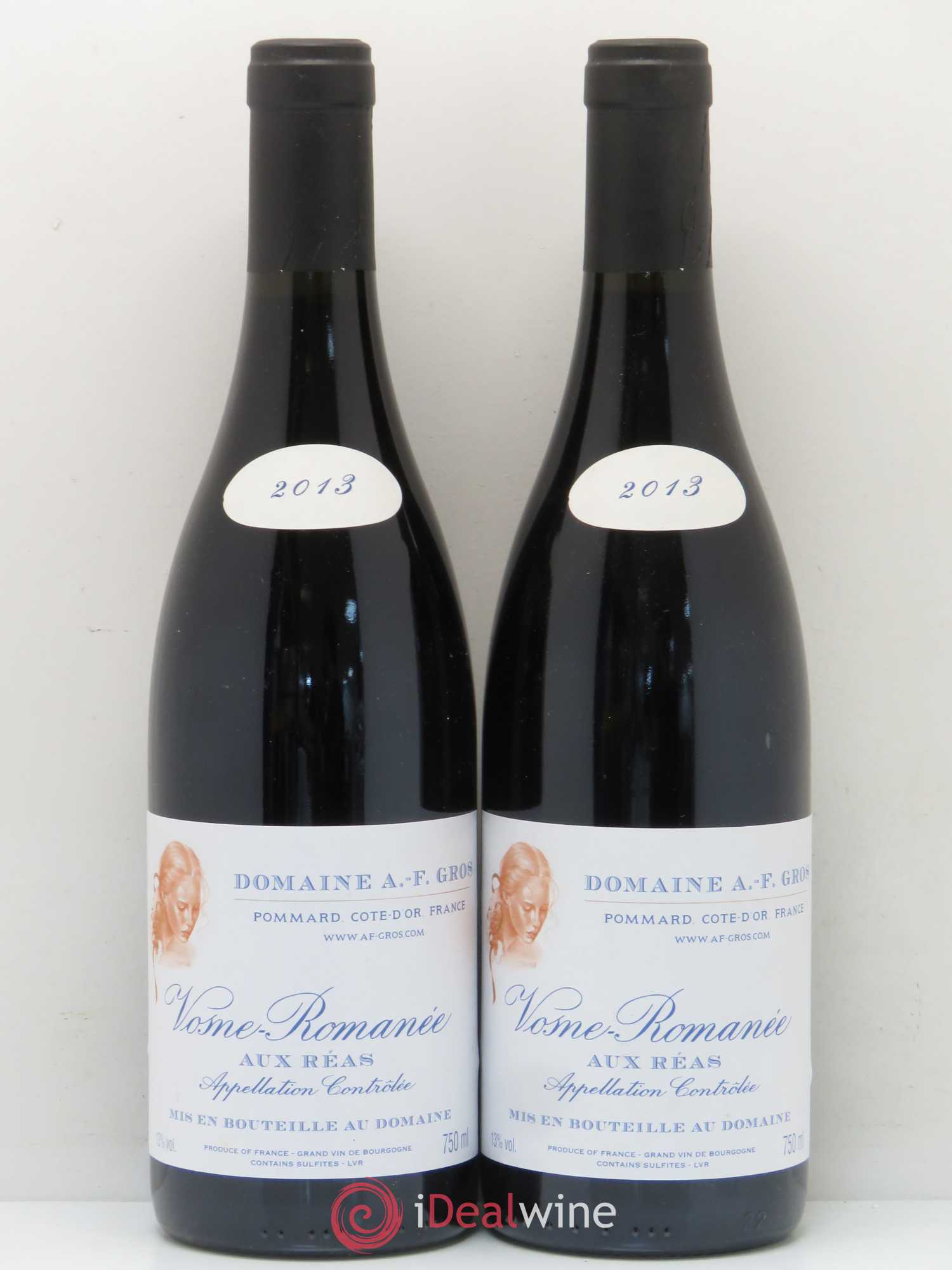 Vosne-Romanée Aux Reas A.-F. Gros 2013 - Lot de 2 bouteilles - 0