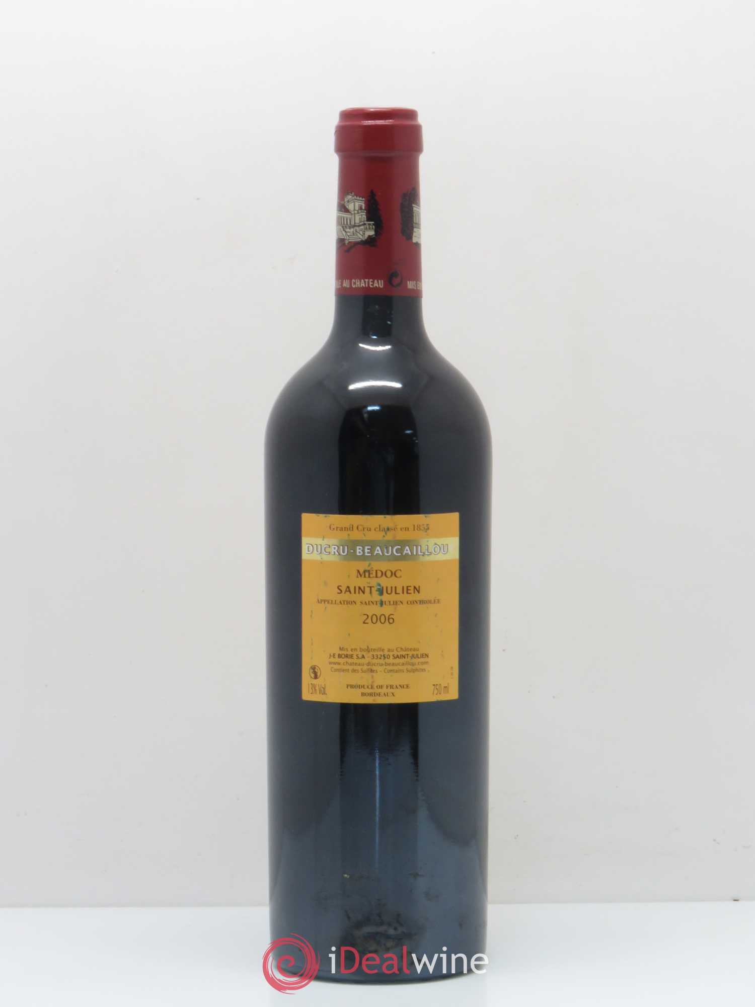 Château Ducru Beaucaillou 2ème Grand Cru Classé 2006 - Lot de 1 bouteille - 1